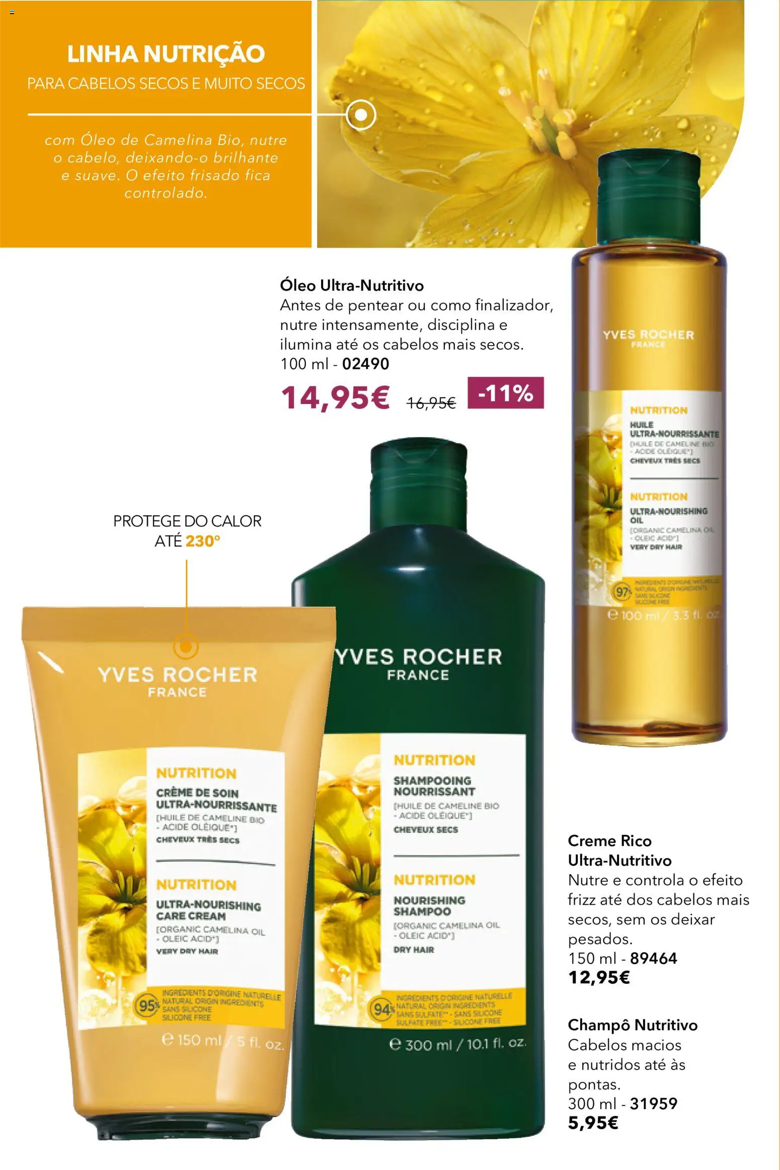 Yves Rocher Catalogo 13 │ válido de 21/10/2026 | Página: 42 | Produtos: Champô, Shampoo, Óleo, Creme