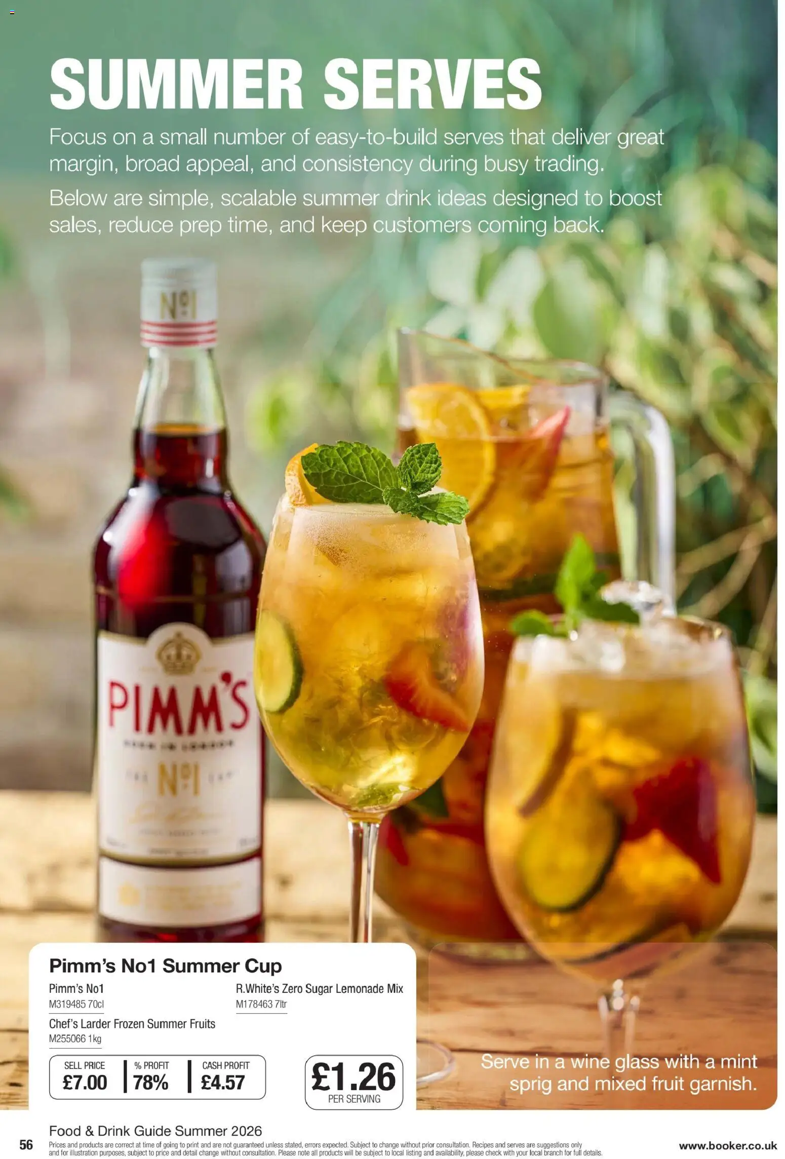 {H1} | Page: 56 | Products: Fruit, Lemonade, Mint, Sugar