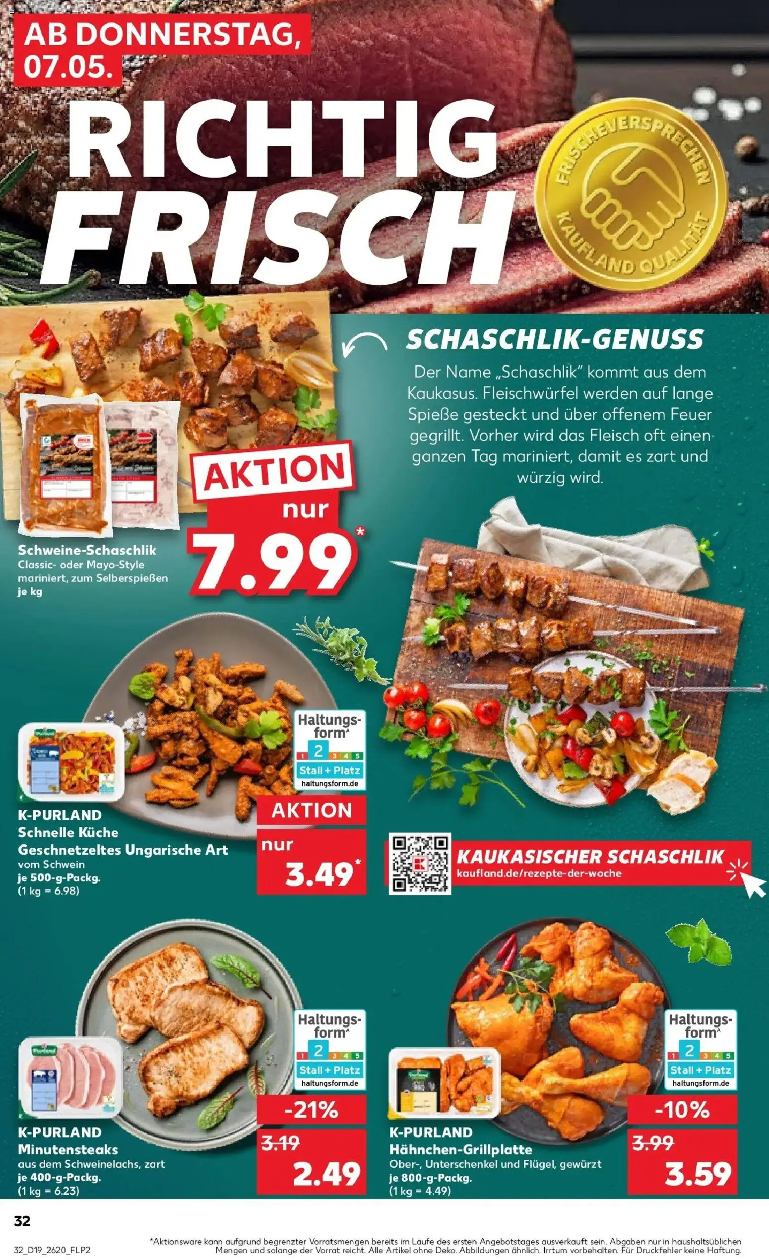 Prospekt Kaufland ab 04.05.2026 » Angebote Online zum Blättern | Seite: 37 | Produkte: Küche, Spieße, Fleisch