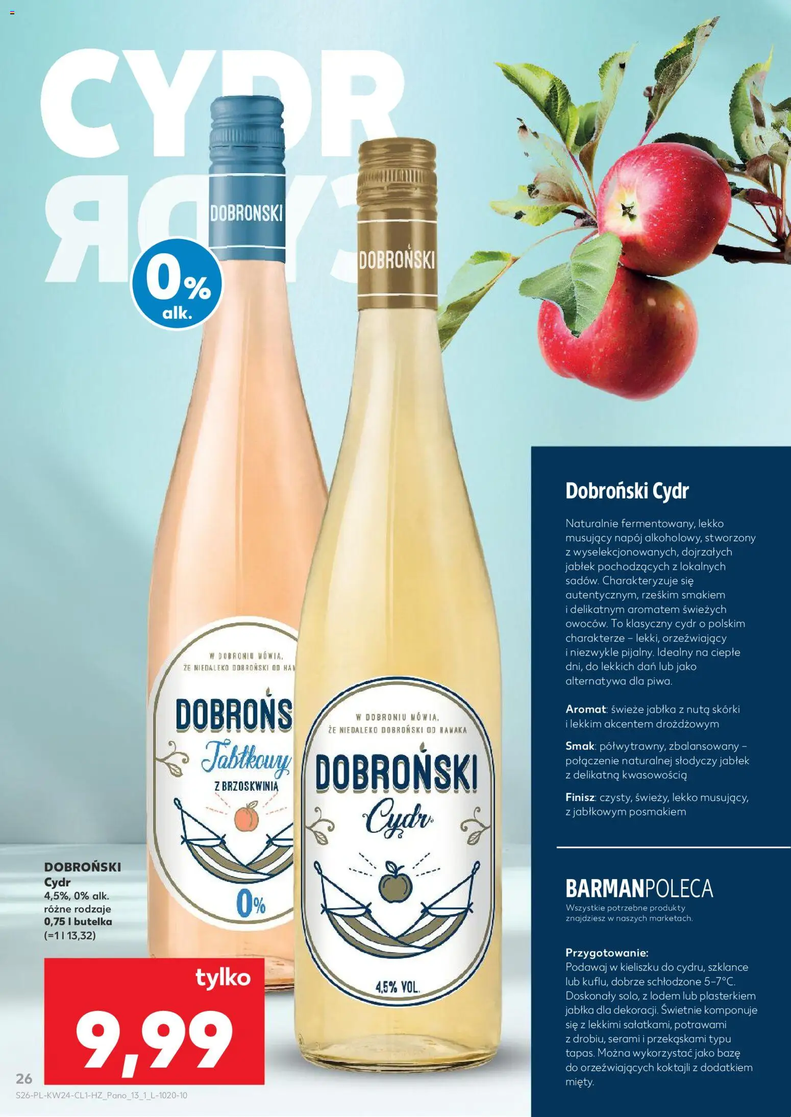 Kaufland Polsko leták - Barek od 11.06.2026 | Strana: 26 | Produkty: Jablka