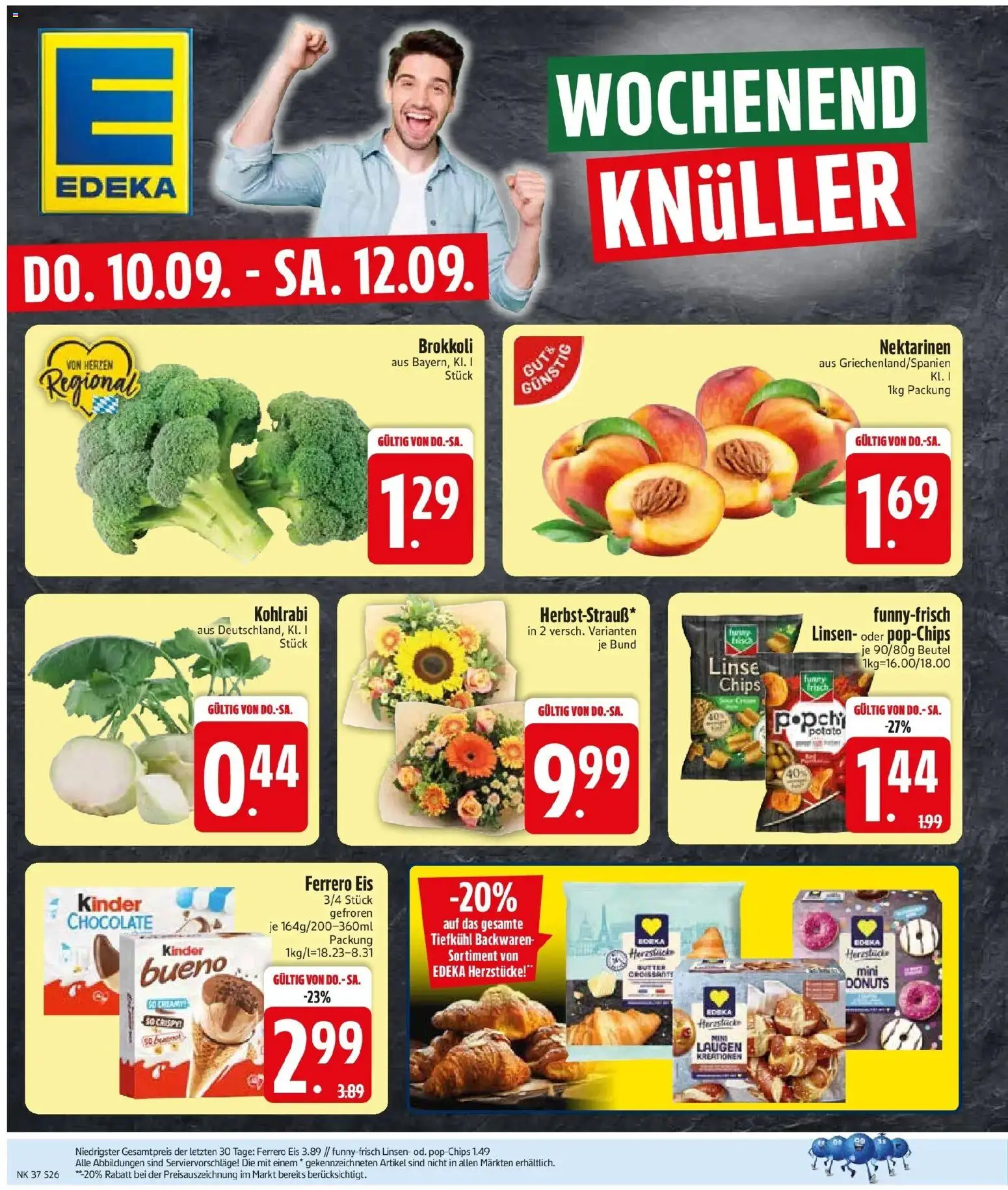 Edeka Prospekt Haar (ab 07.09.2026) » Angebote Online | Seite: 30 | Produkte: Nektarinen, Kohlrabi, Brokkoli, Eis