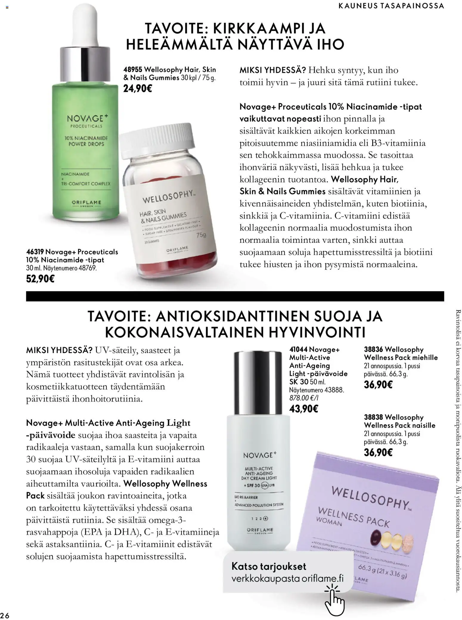 Oriflame tarjoukset – voimassa 07/10/2026 alkaen | Sivu: 26