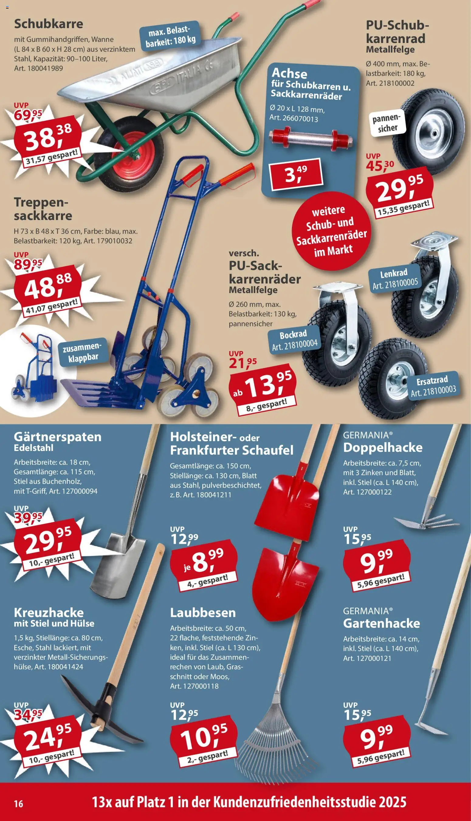 Sonderpreis Baumarkt Prospekt 	 – gültig ab 09.05.2026 | Seite: 16