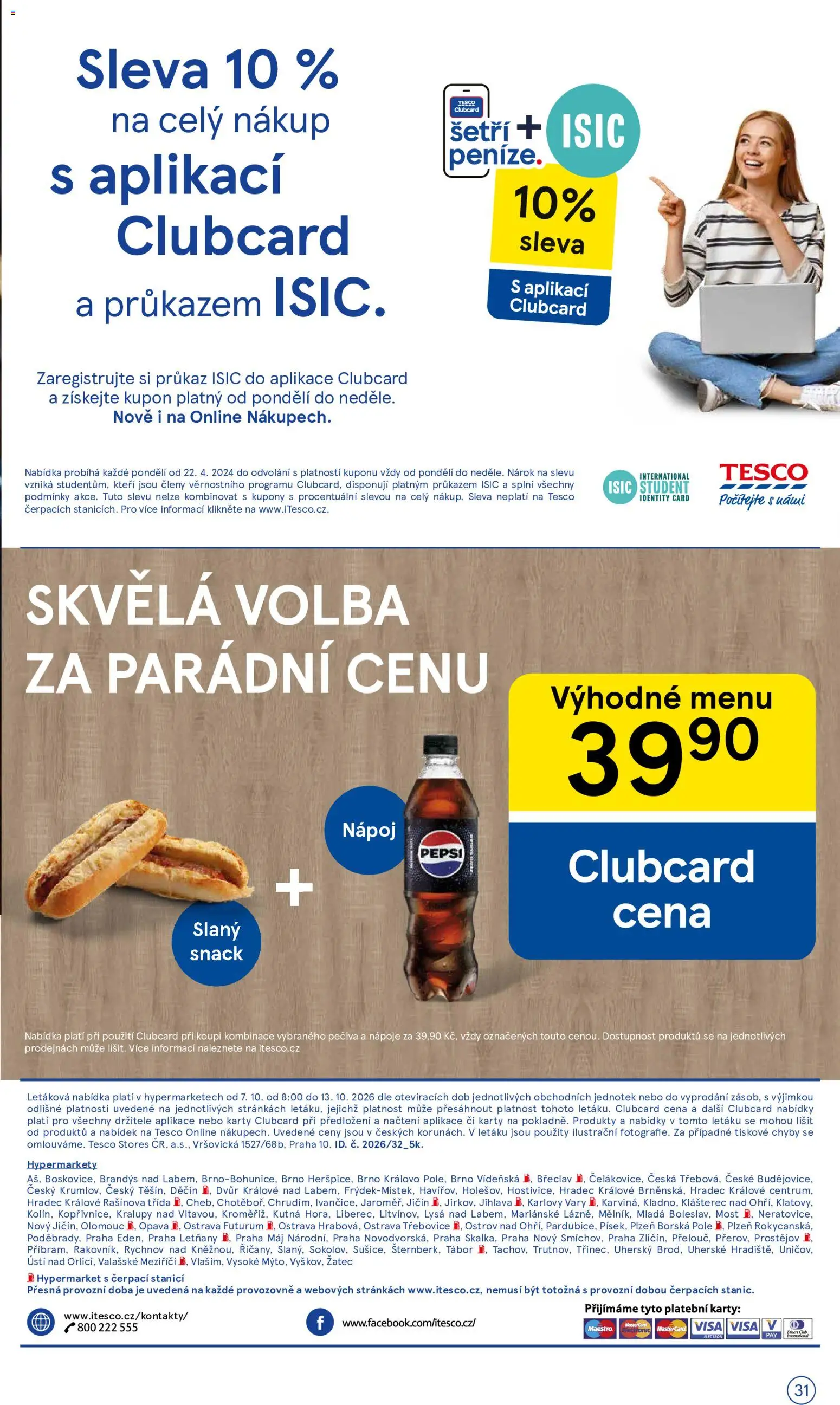 Tesco leták - Hypermarket od 07.10.2026 | Strana: 31