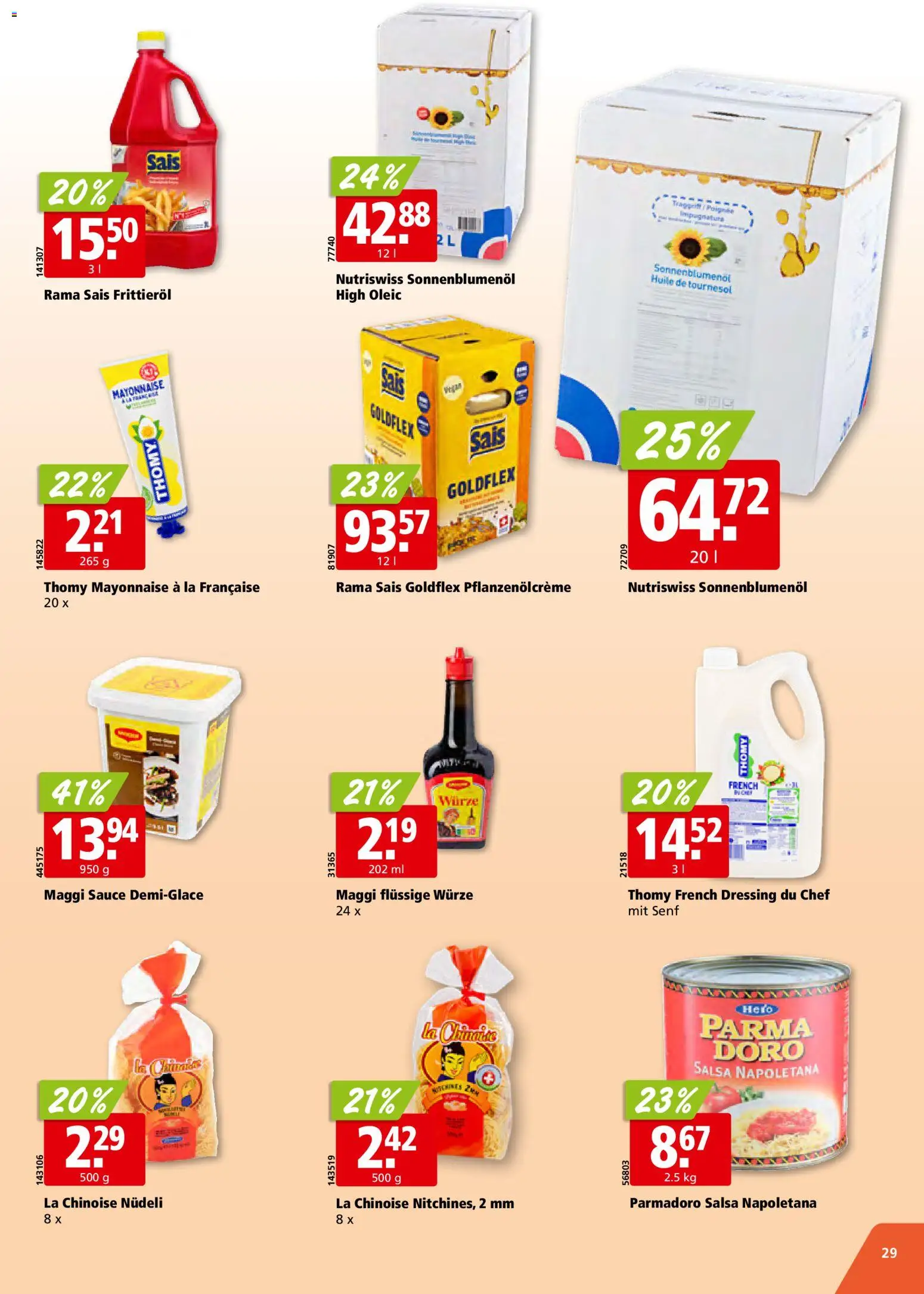 Aligro aktionen – gültig ab 22.06.2026 | Seite: 29 | Produkte: Dressing, Mayonnaise