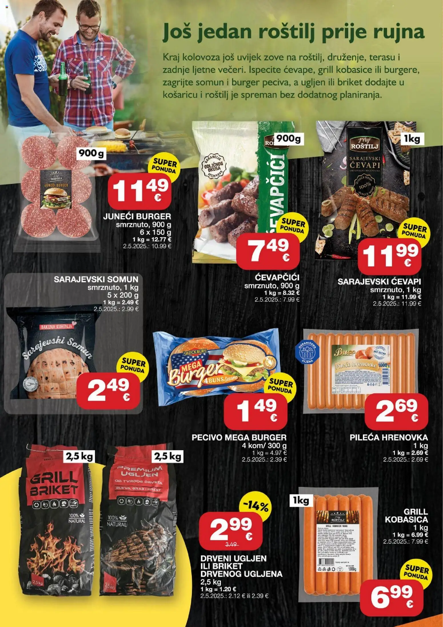 Stanić Diskont katalog | vrijedi od 20.08.2026 | Stranica: 6 | Proizvodi: Roštilj, Drveni ugljen, Grill, Pecivo