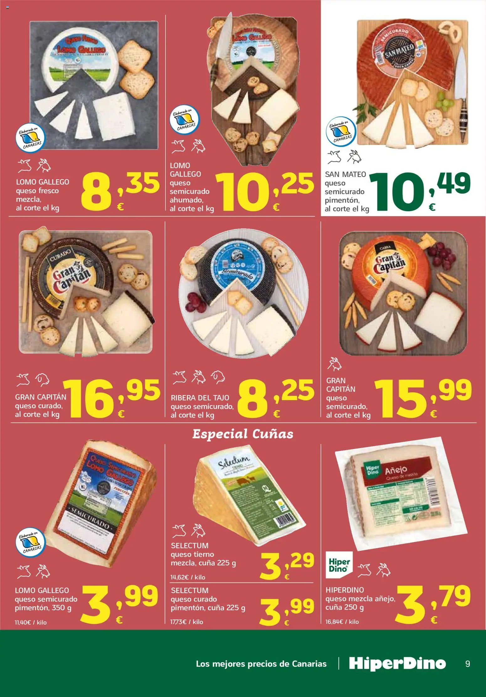 HiperDino folleto │ válido desde el 23/06/2026 | Página: 9 | Productos: Queso, Queso fresco, Cuna