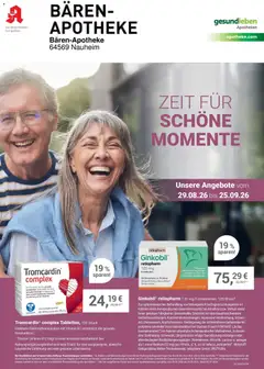 Angebote - Ihre Apotheke vor Ort: Jetzt alle Angebote auch online entdecken! ab 29.08.2026 gültig
