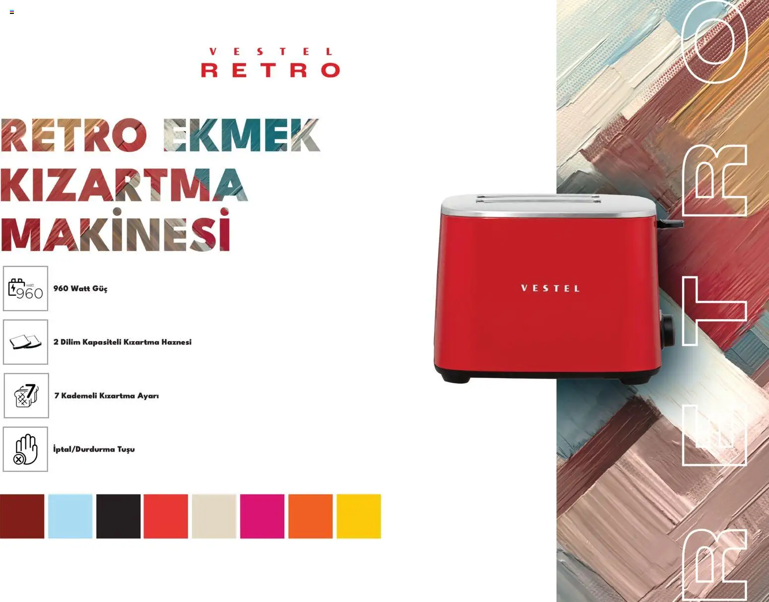 Vestel - Retro Katalog - 01 Ekim 2026 tarihinden itibaren geçerlidir | Sayfa: 23 | Ürünler: Ekmek