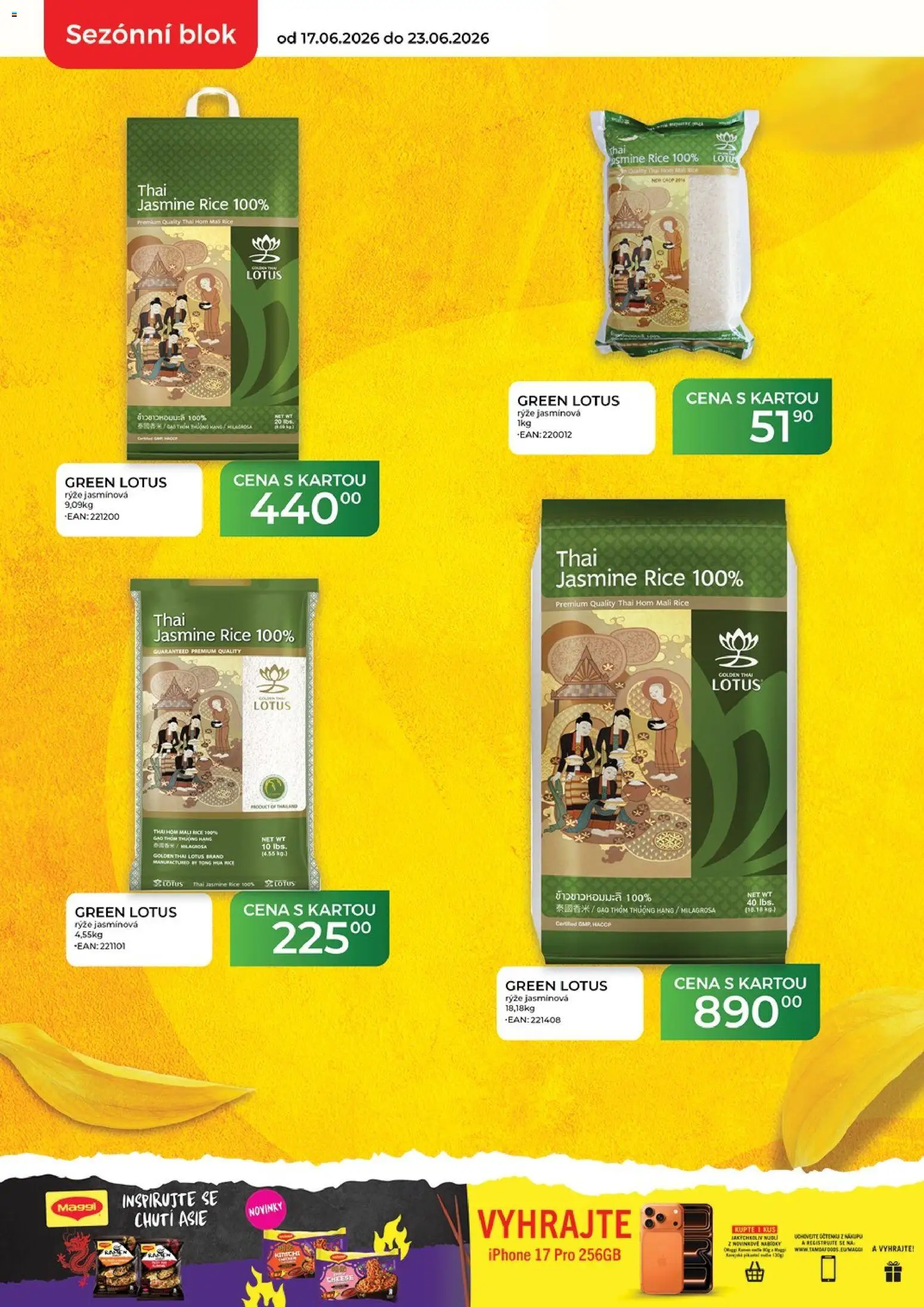 Tamda Foods leták od 17.06.2026 | Strana: 8 | Produkty: Maggi, Rýže, Blok, Lotus