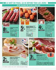 E.Leclerc - Prévisualisation de HAUTS DE CUISSE DE POULET MARINÉS AU PAPRIKA "MAÎTRE COQ" OU "LE GAULOIS", Environ 1kg. valide à partir de 23/06/2026 | Page: 22