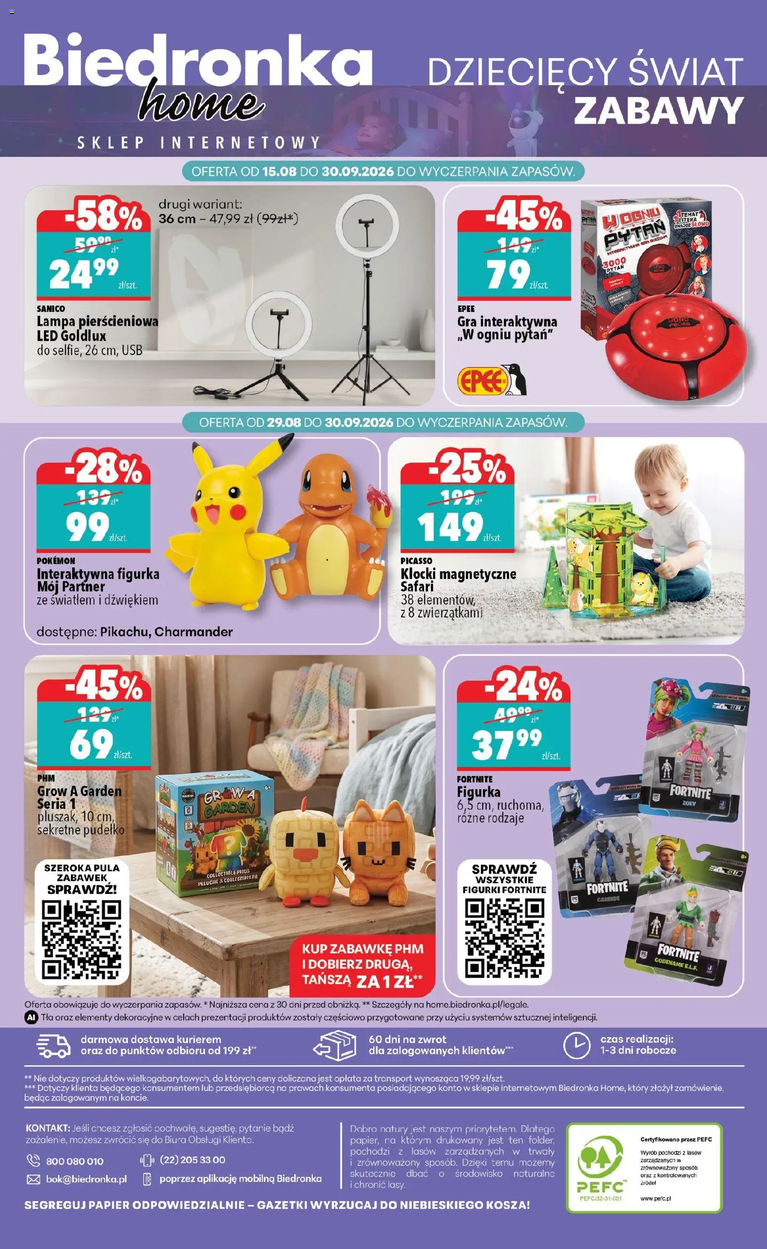 Biedronka Polsko leták - Home od 29.08.2026 | Strana: 6 | Produkty: USB, Lampa, LED