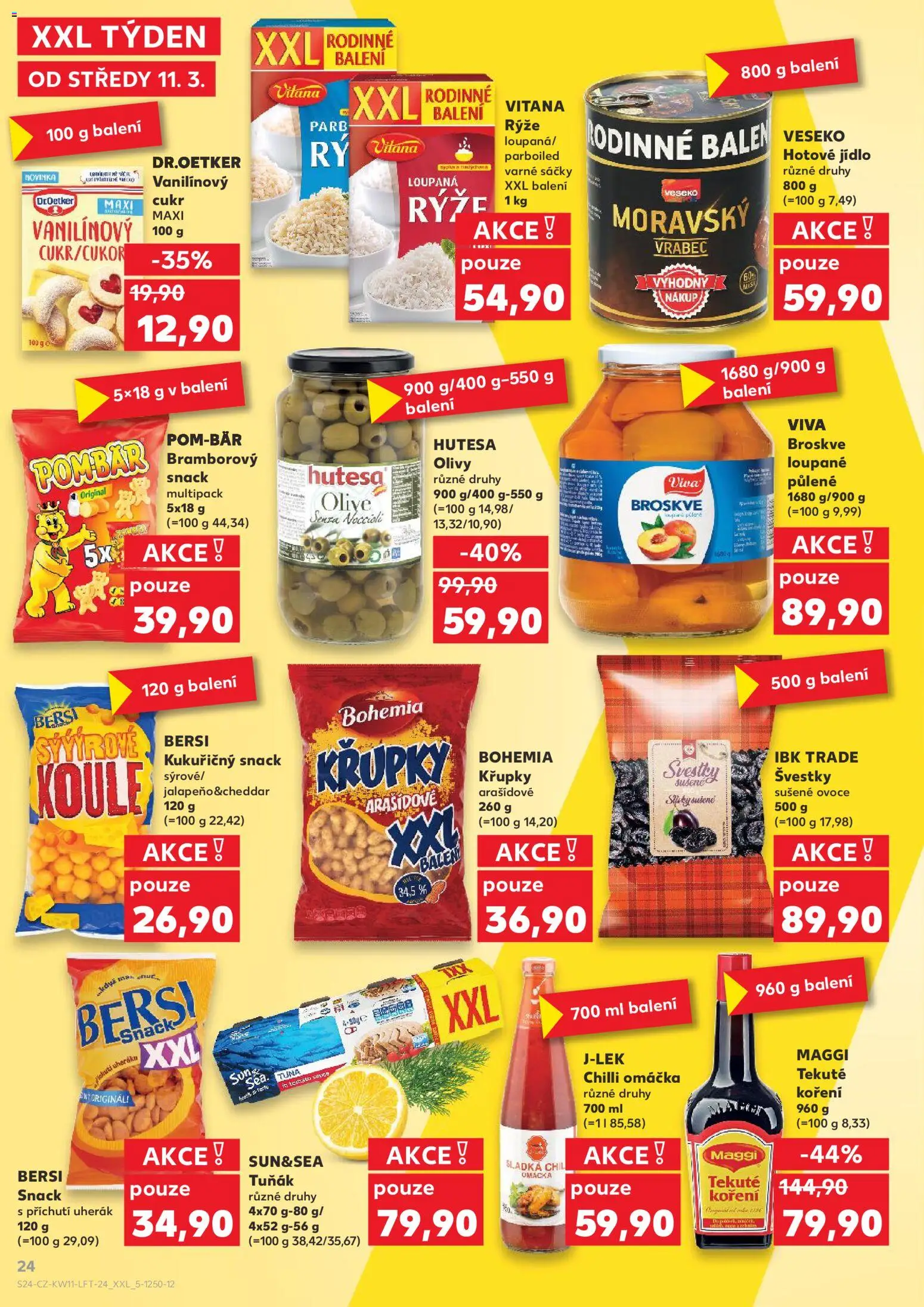 Kaufland leták od 11.03.2026 | Strana: 24 | Produkty: Uherák, Maggi, Rýže, Koření