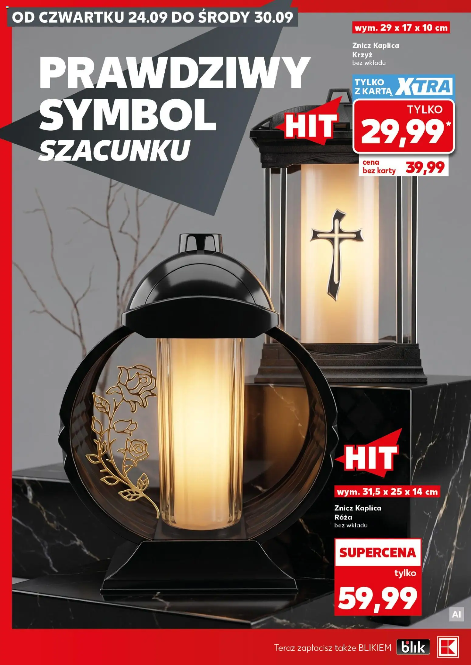 Kaufland Polsko leták - Katalog znicze od 24.09.2026 | Strana: 8 | Produkty: Karty