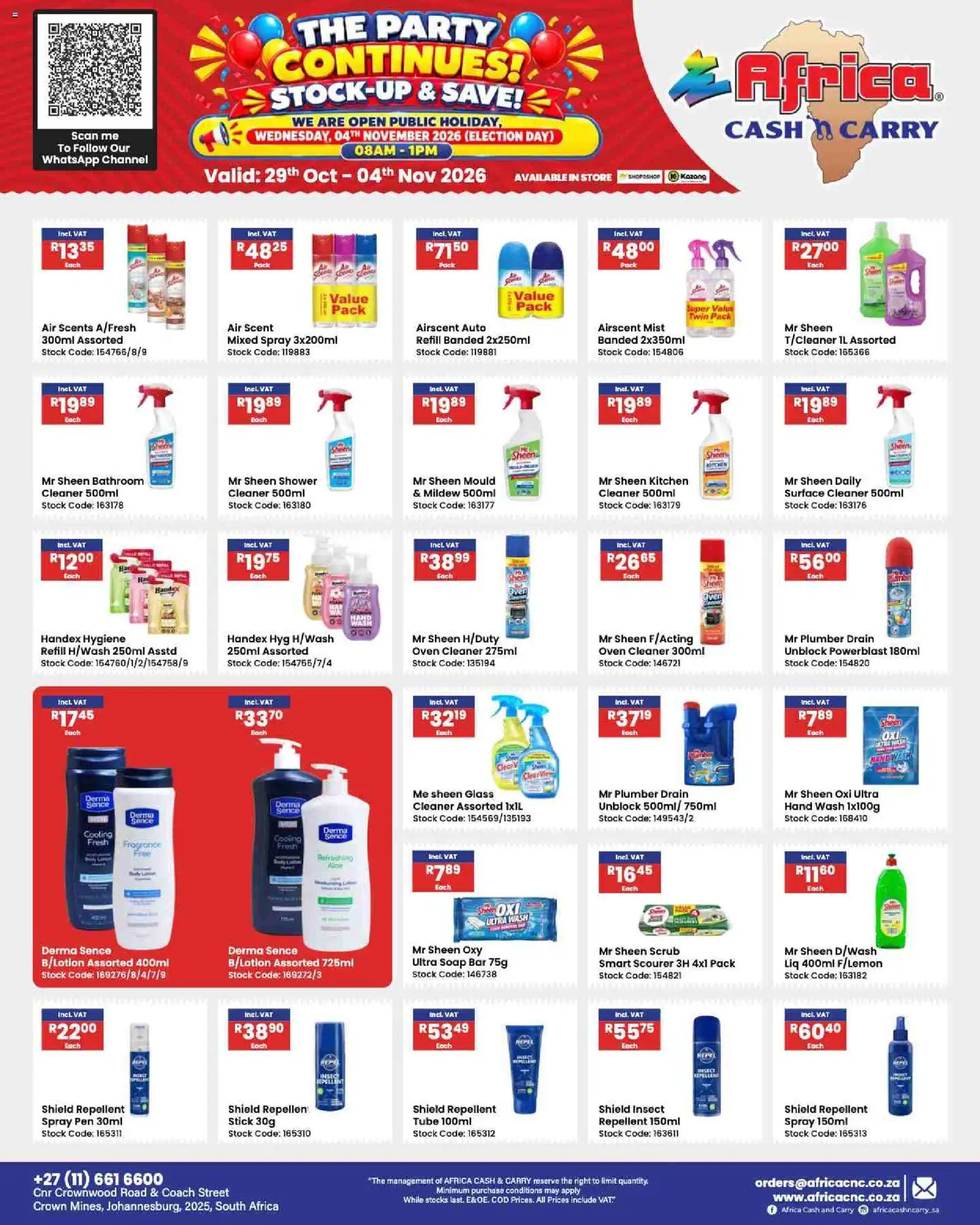New Africa Cash & Carry catalogue – valid from 29/10/2026 | Page: 123