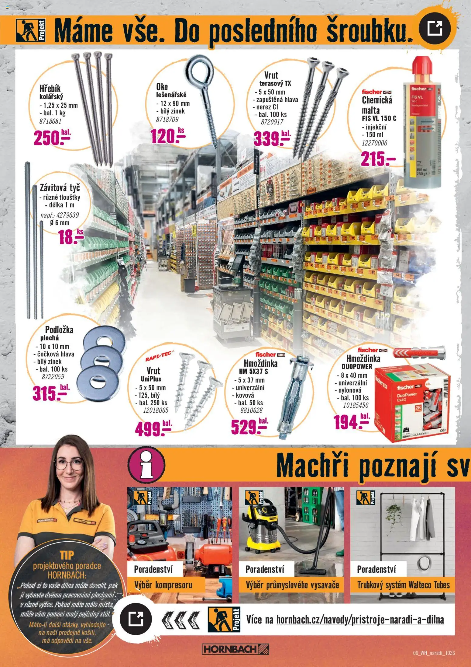 HORNBACH leták - Nářadí od 22.10.2026 | Strana: 6 | Produkty: Vysavače, Stůl