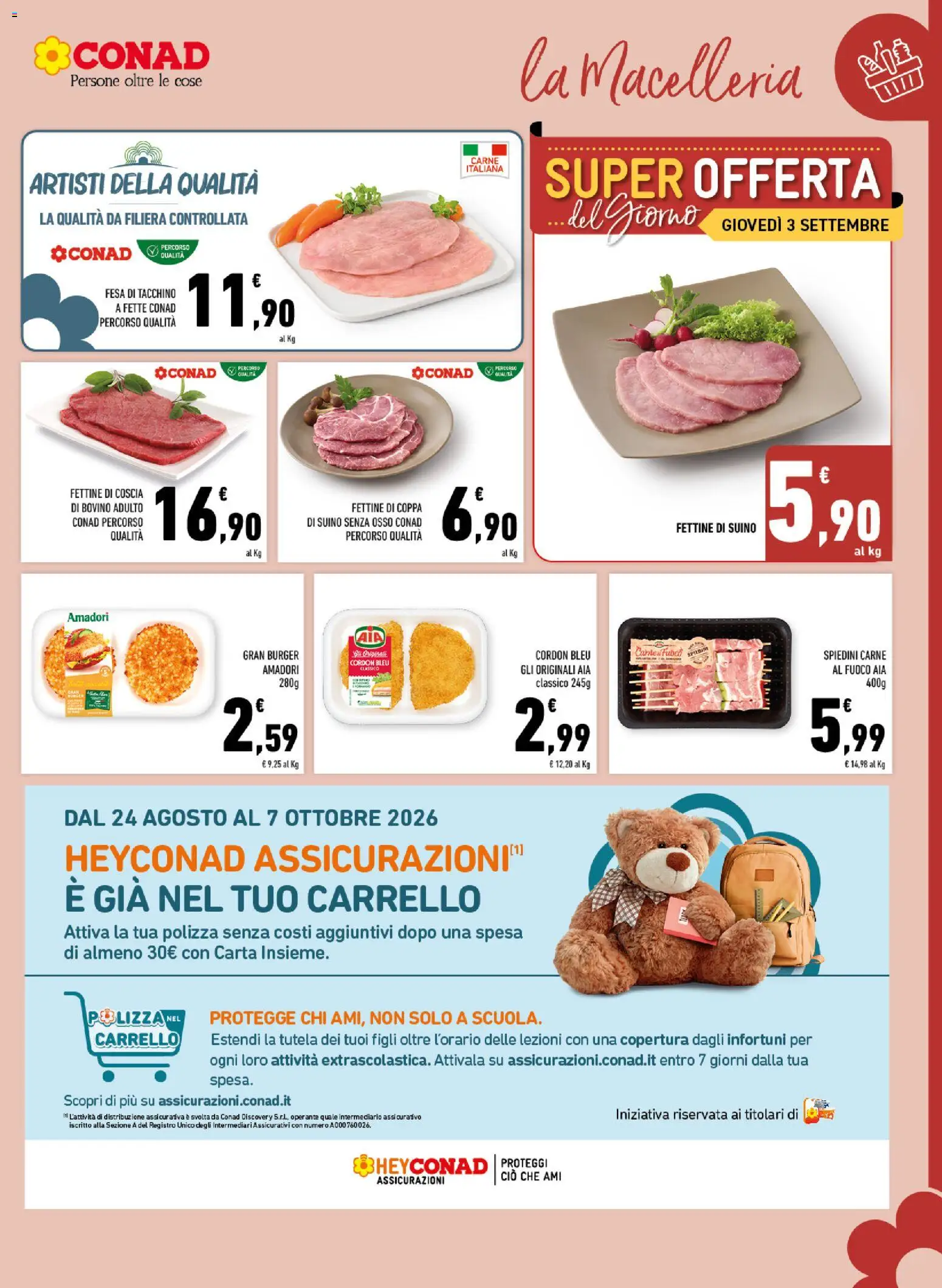 Volantino Conad del 26/08/2026 | Pagina: 3