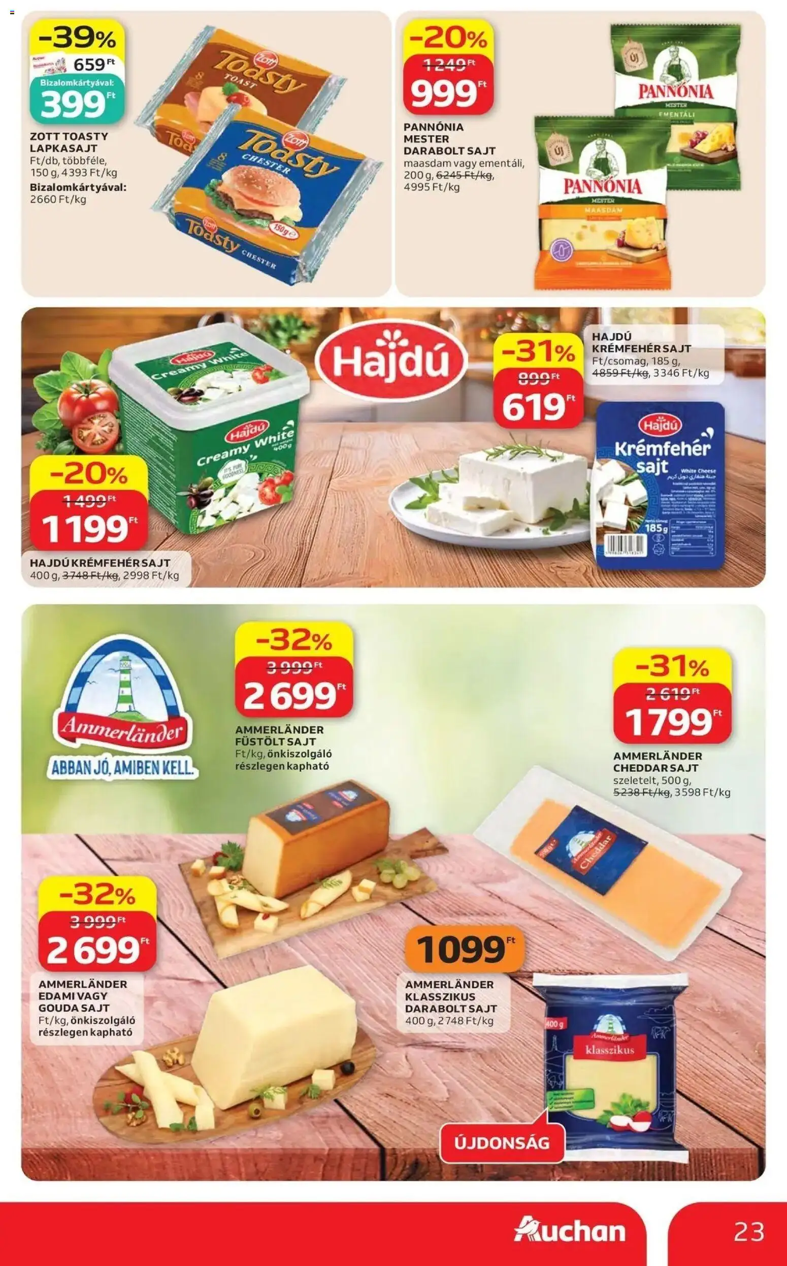 Auchan akciós ujság - amely érvényes a következő dátumtól: 30.04.2026 | Oldal: 23