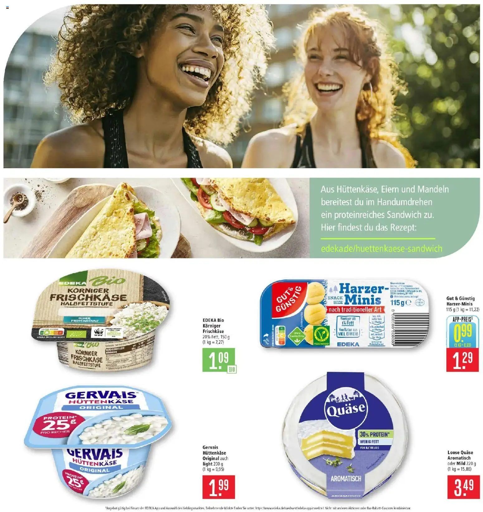 Marktkauf Prospekt Friedrichshafen (ab 17.08.2026) » Angebote online | Seite: 13 | Produkte: Mandeln, Hüttenkäse, Frischkase