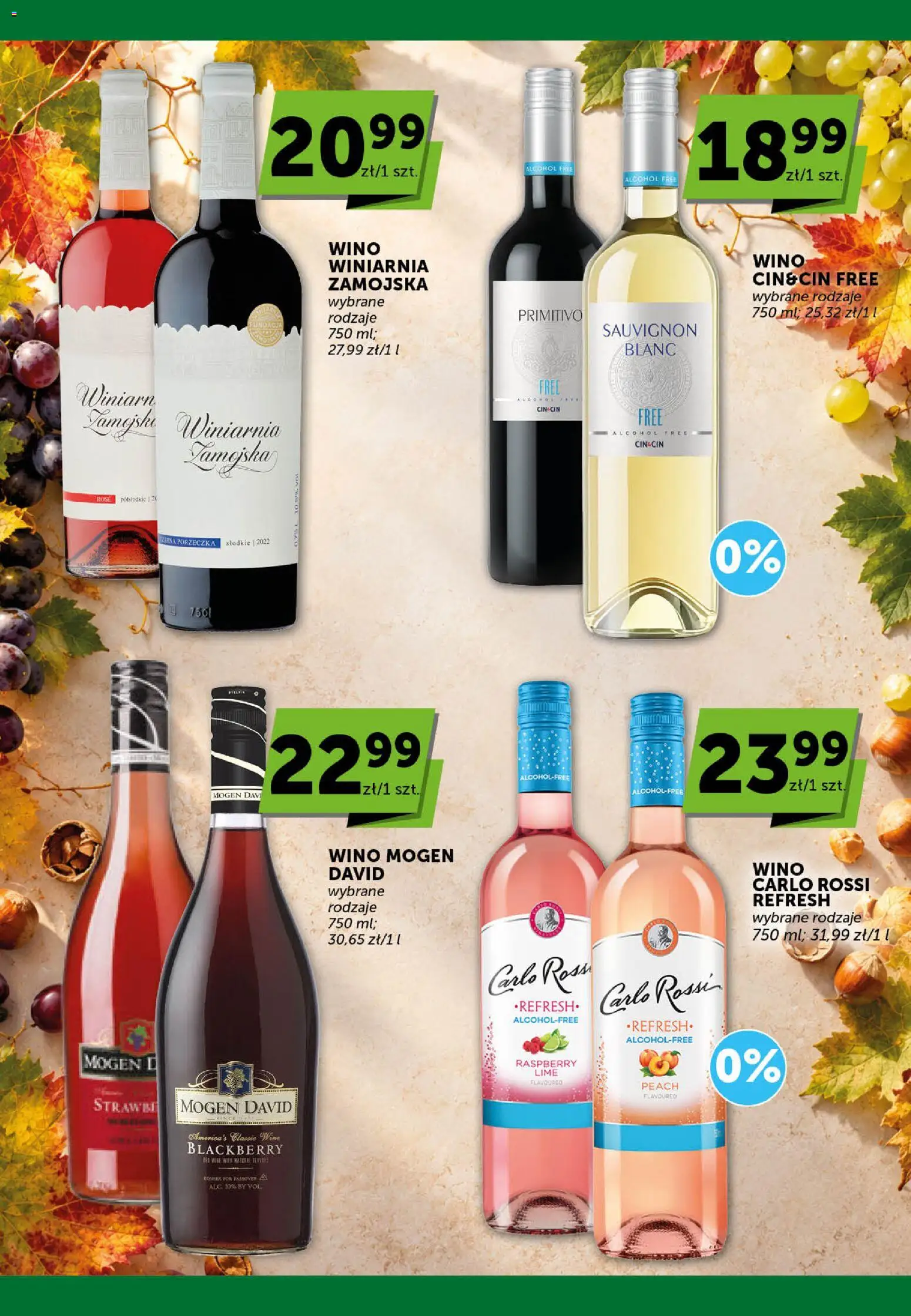 Groszek gazetka - Oferta alkoholowa od 15.10.2026 | Strona: 2 | Produkty: Primitivo, Porzeczka, Wino, Carlo Rossi