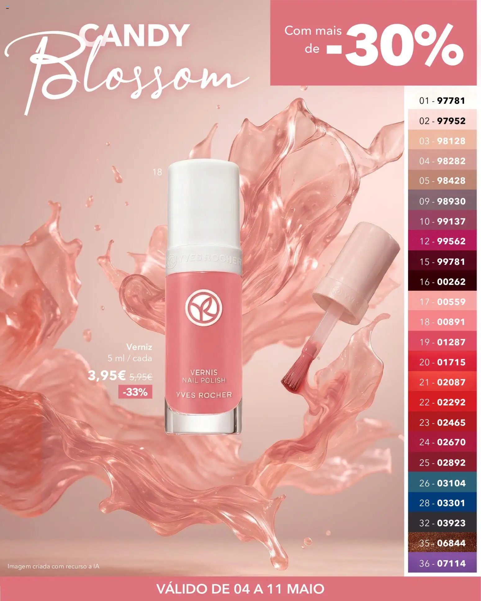 Yves Rocher Candy blossom  │ válido de 04.05.2026 | Página: 11 | Produtos: Verniz