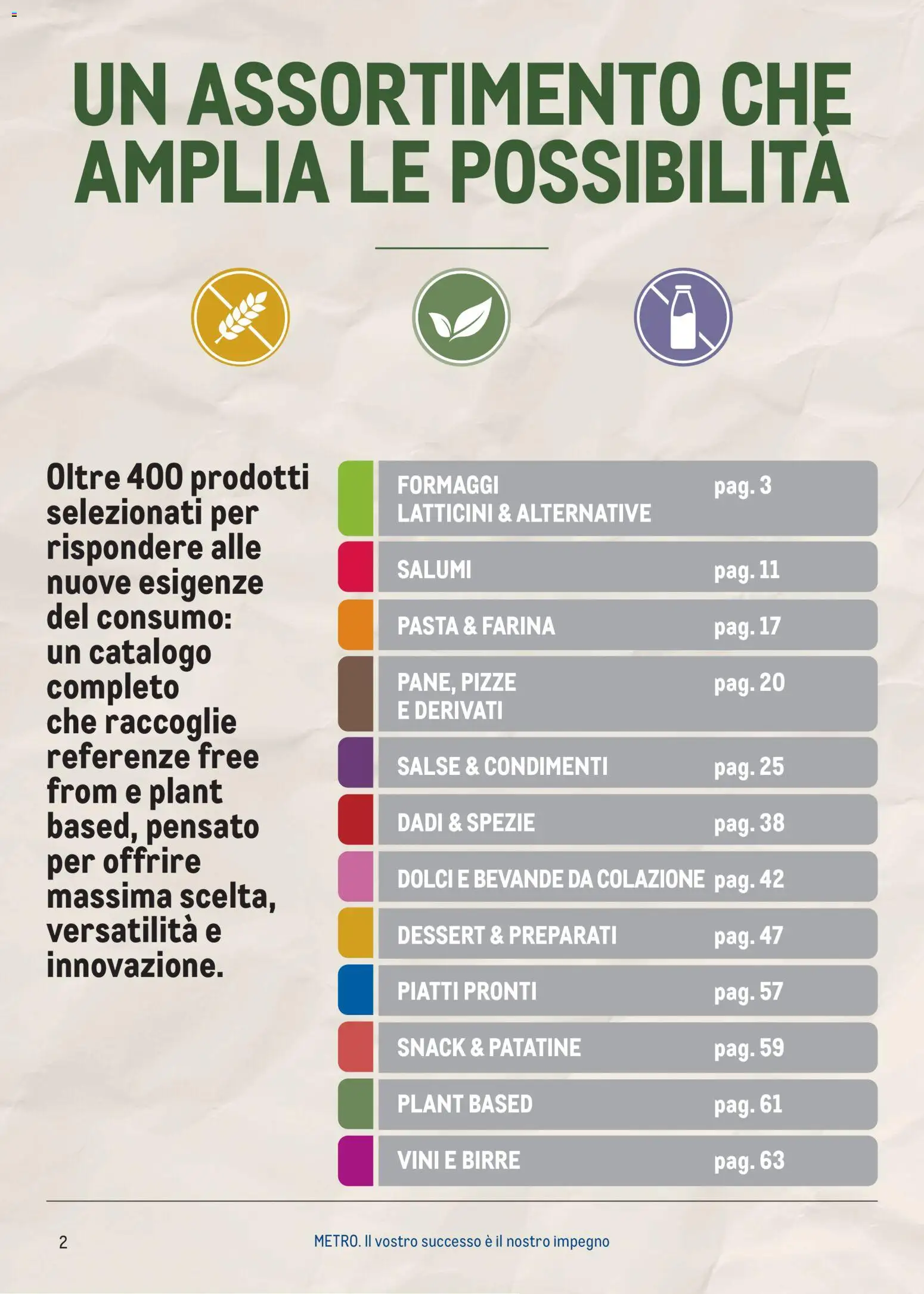 Volantino Metro del 17/08/2026 | Pagina: 2 | Prodotti: Bevande, Farina, Dolci, Salse