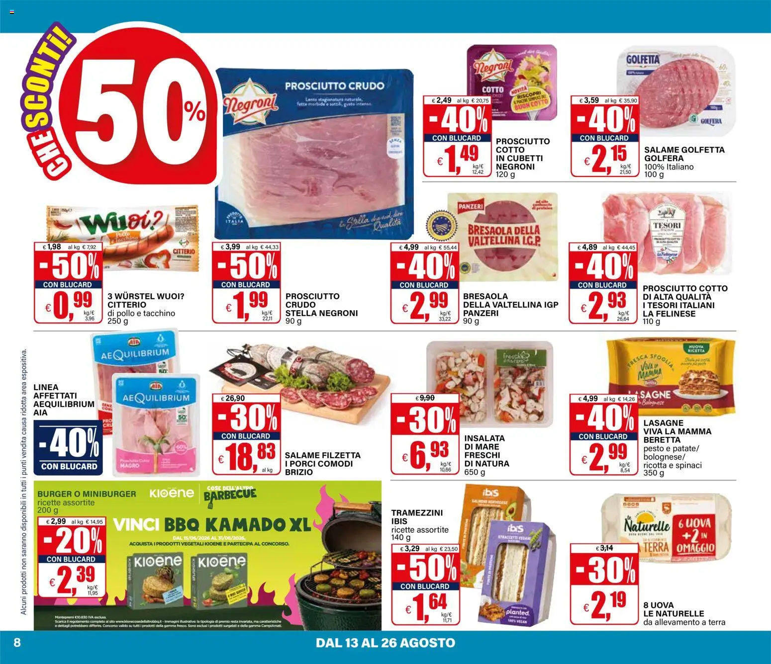 Volantino Il Gigante del 30/07/2026 | Pagina: 8 | Prodotti: Pollo, Spinaci, Pesto, Terra