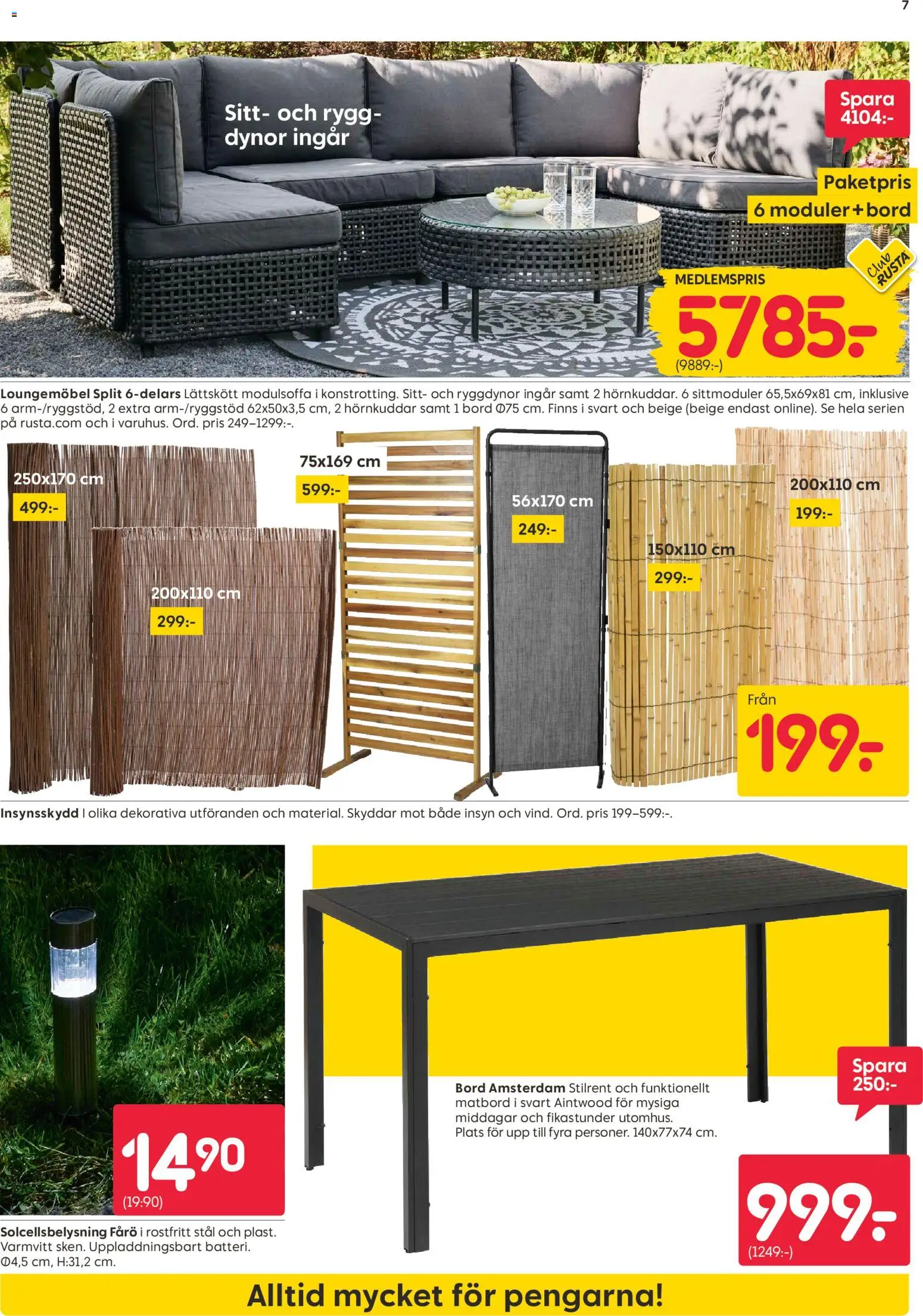 Rusta reklamblad aktuell från 11.05.2026 | Sida: 7