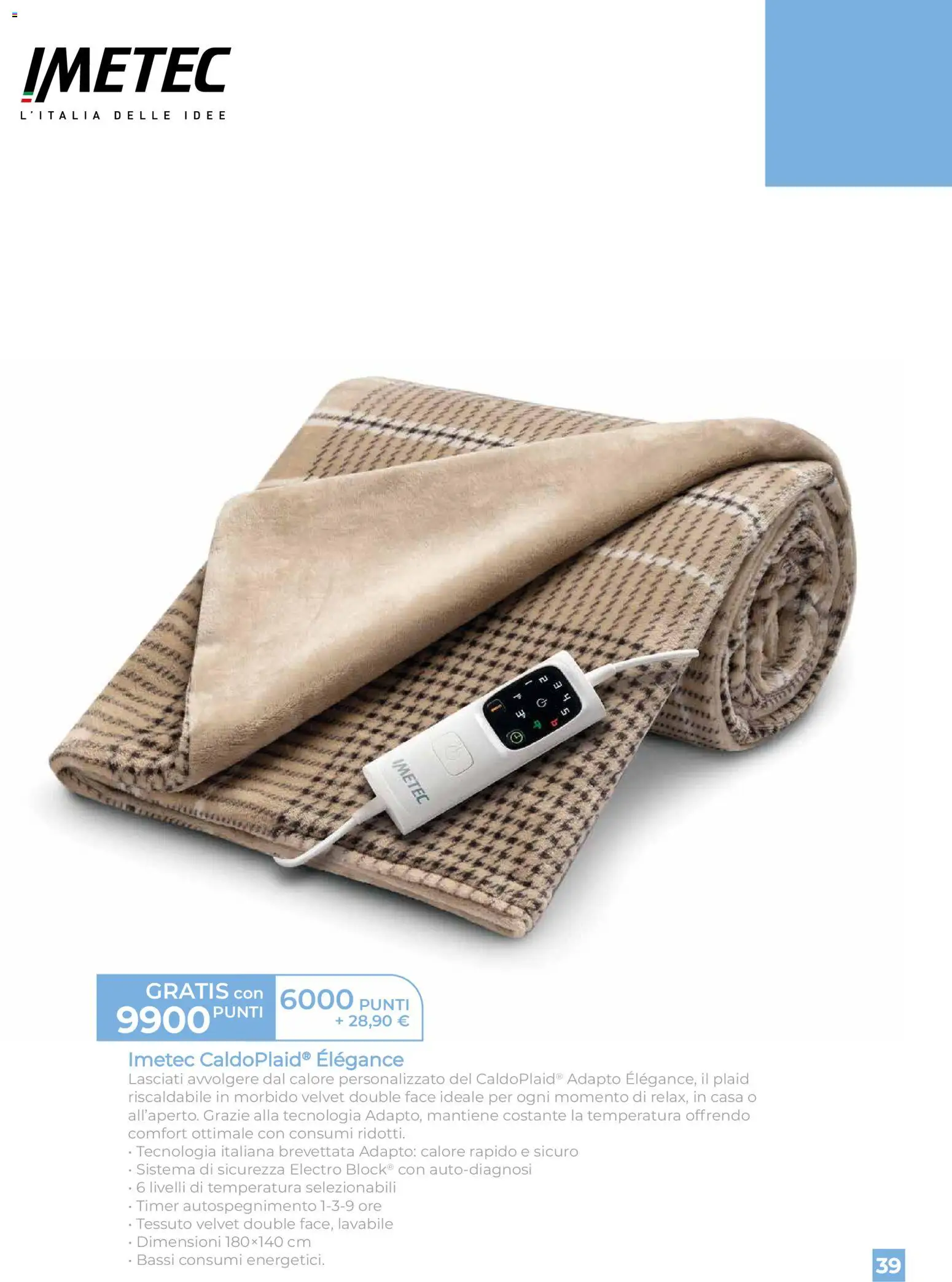 Volantino Galassia del 06/10/2026 | Pagina: 39 | Prodotti: Plaid