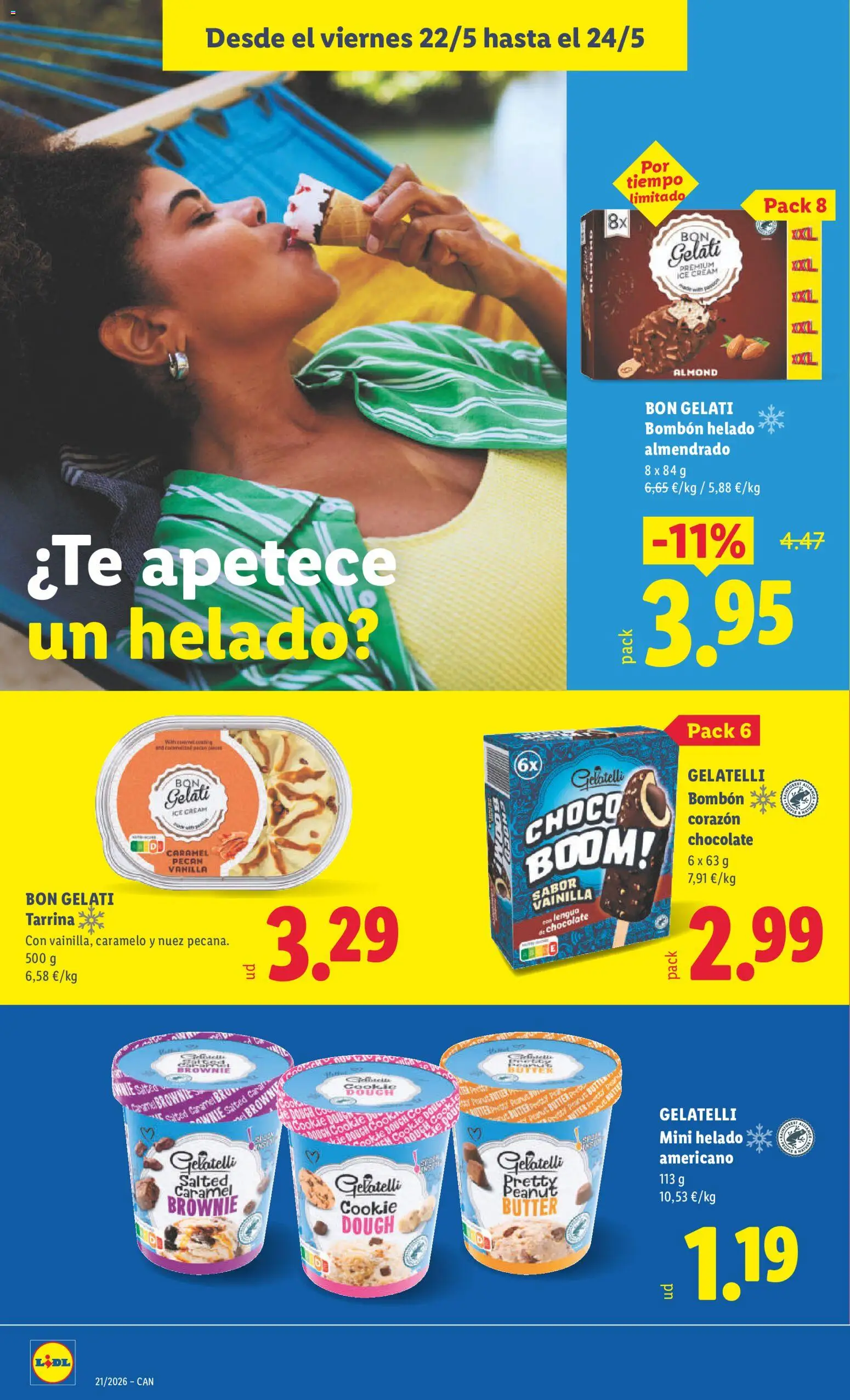 Lidl folleto │ válido desde el 18.05.2026 | Página: 28 | Productos: Chocolate, Helado