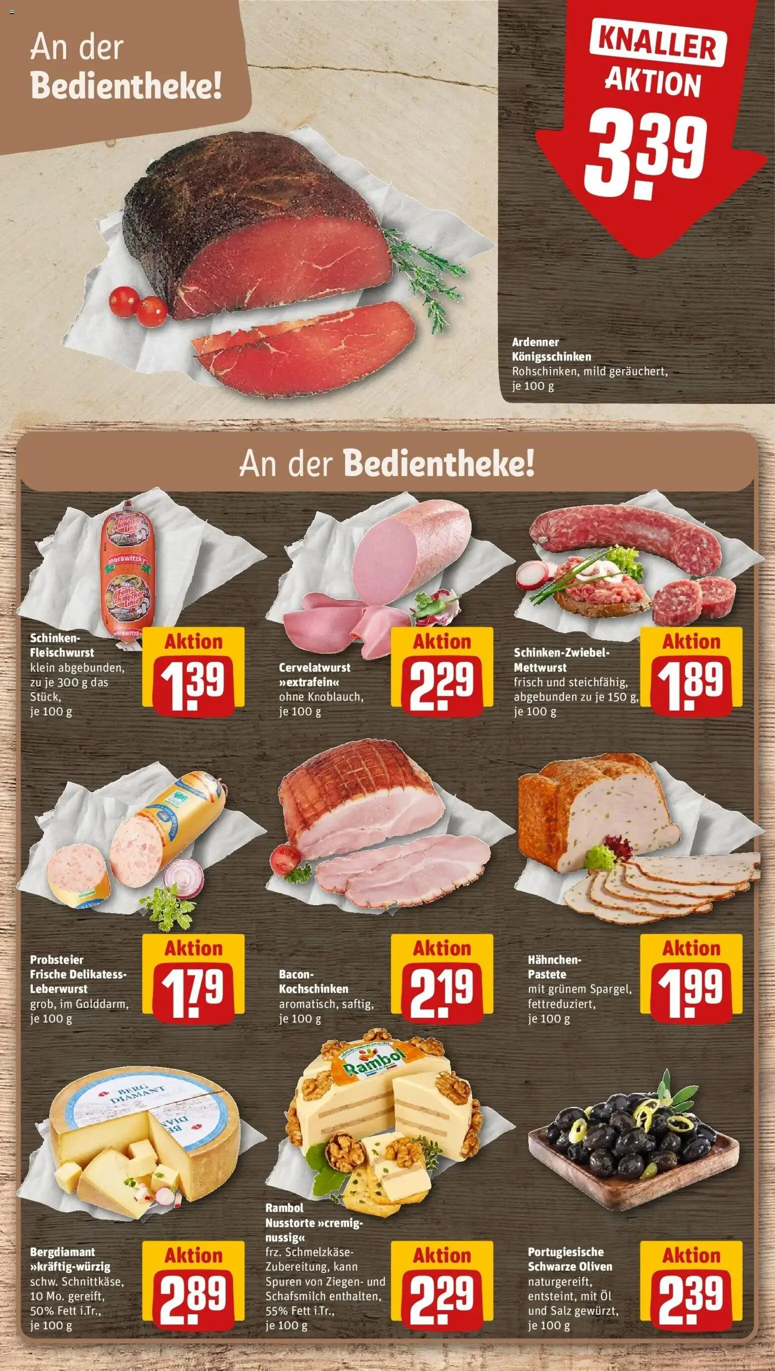 Rewe Prospekt Erftstadt / Lechenich – gültig ab 08.06.2026 | Seite: 9 | Produkte: Hahnchen, Salz, Schinken, Morawitzky