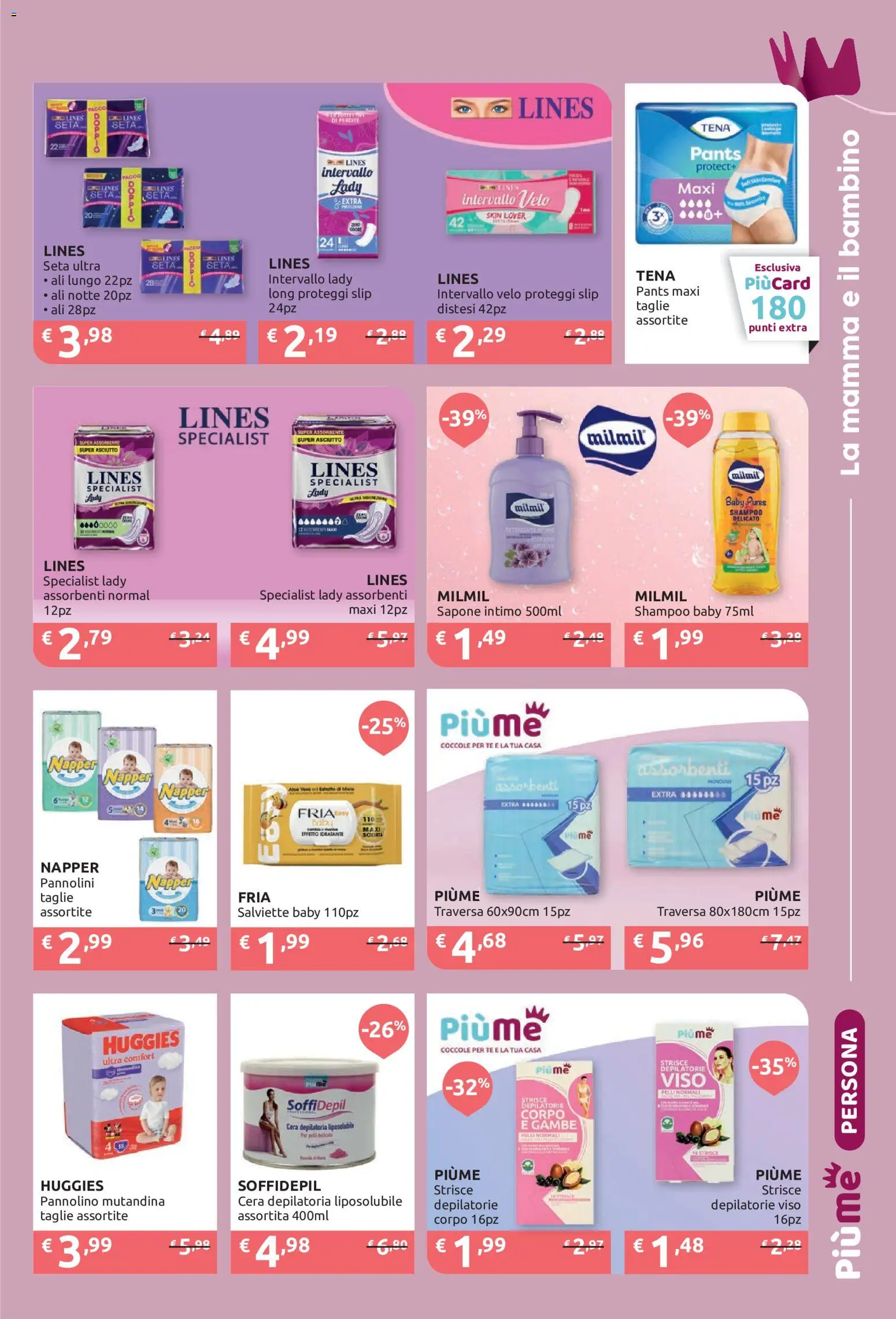 Volantino IperSoap del 24/08/2026 | Pagina: 9 | Prodotti: Strisce, Pannolini, Sapone, Tè