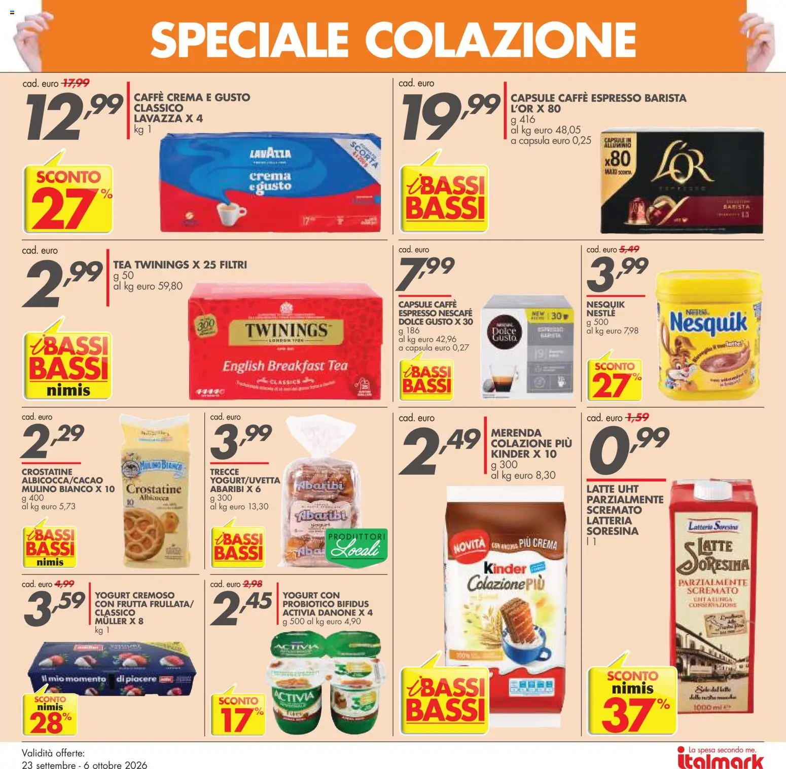 Volantino Italmark del 23/09/2026 | Pagina: 13
