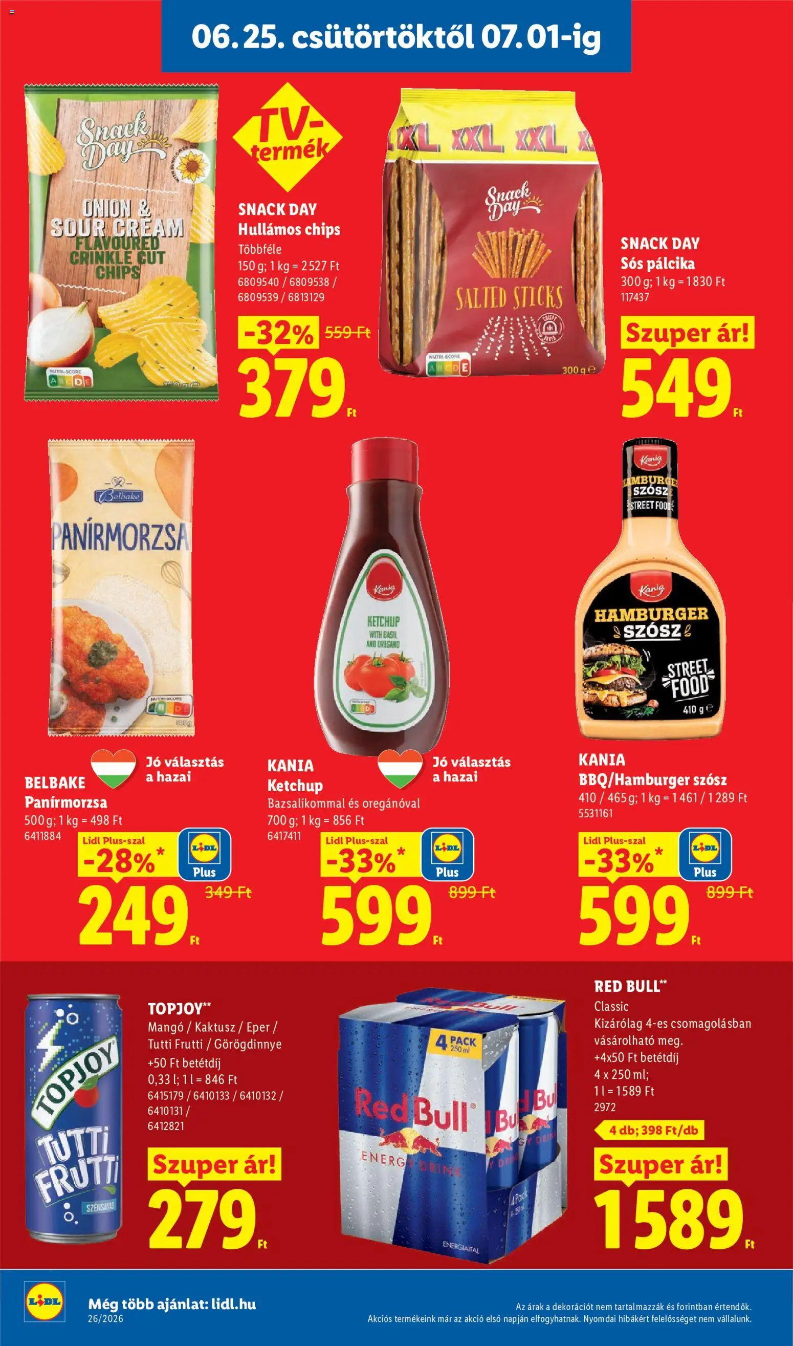 Lidl akciós ujság - amely érvényes a következő dátumtól: 25.06.2026 | Oldal: 12