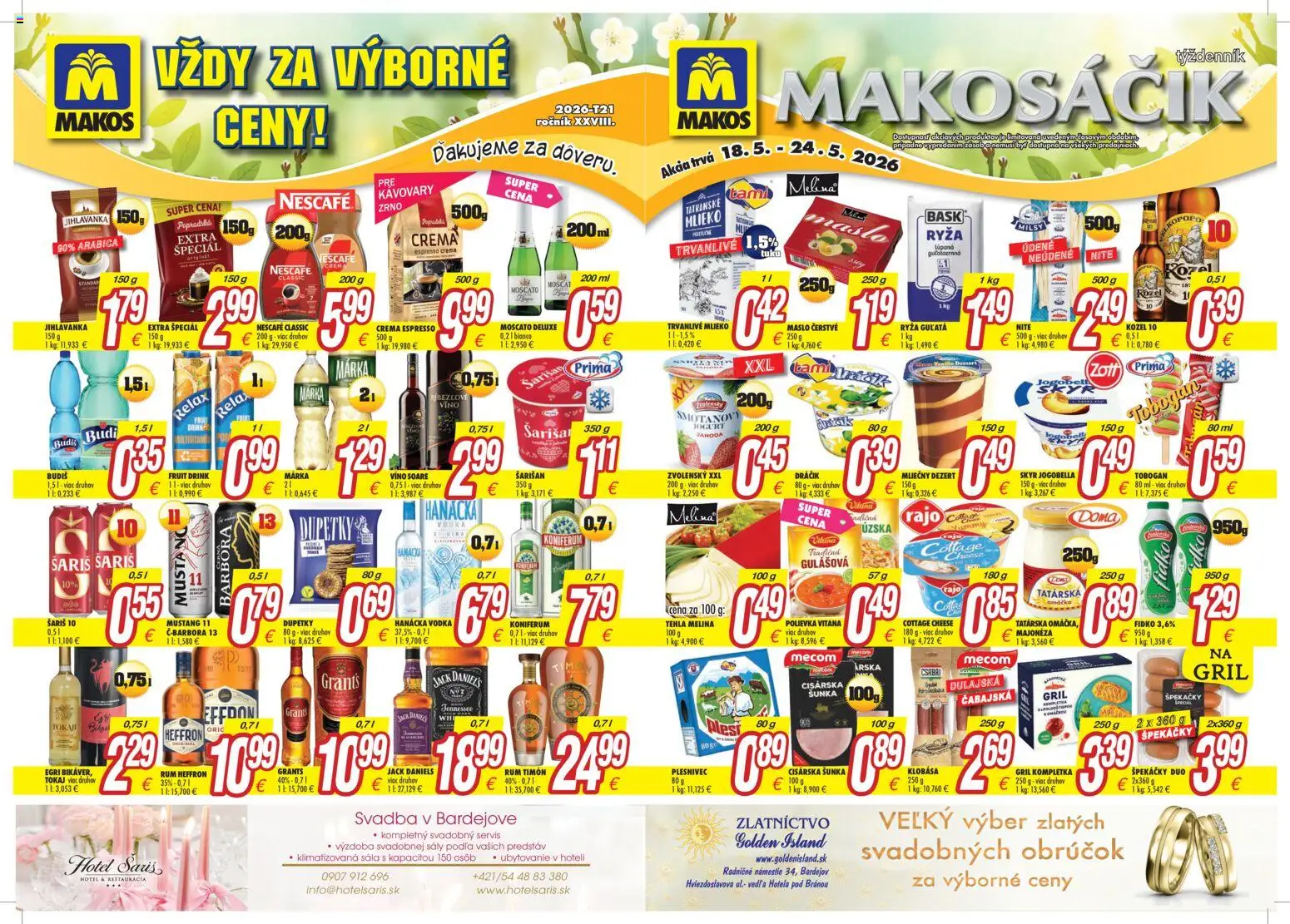Nové Makos akcie – leták je platný od 18.05.2026 | Strana: 1