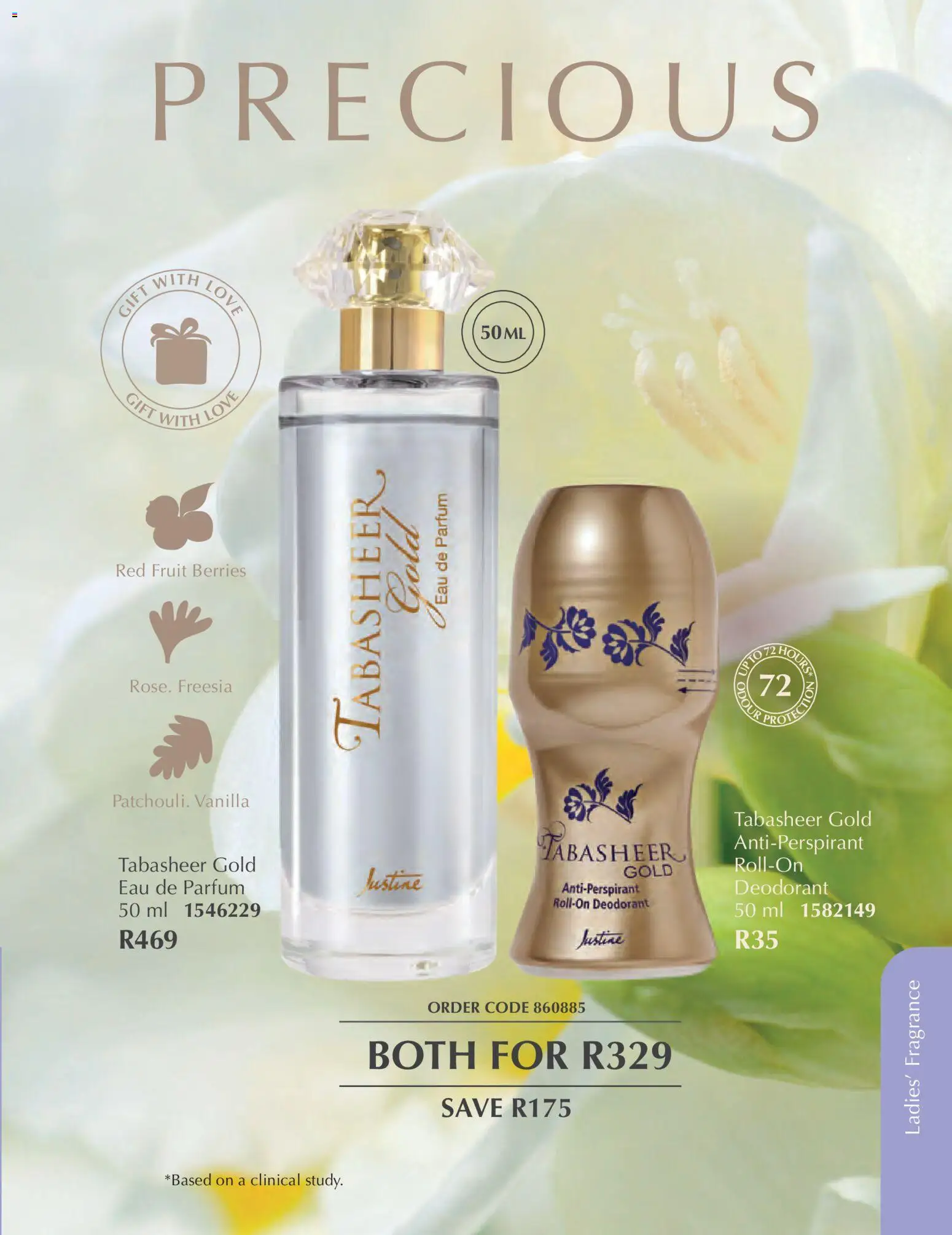 New Justine catalogue – valid from 01.04.2026 | Page: 7 | Products: Fragrance, Deodorant, Antiperspirant, Fruit