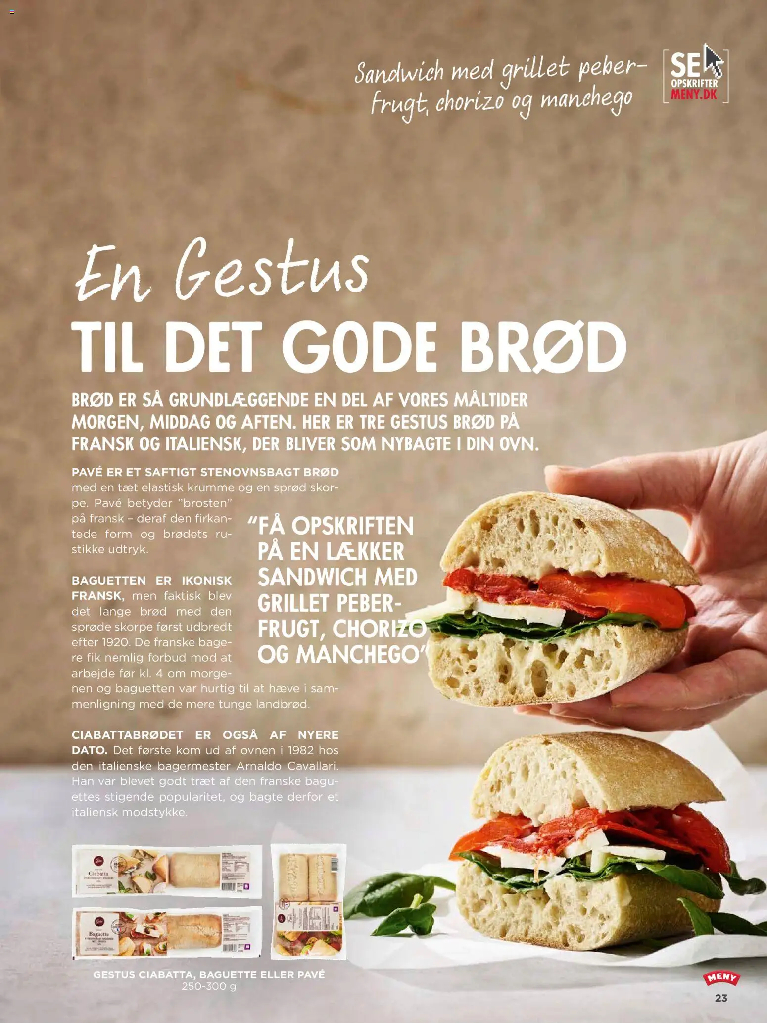 Meny tilbudsavis – gyldig fra 01.02.2026 | Side: 23 | Produkter: Brød, Peber, Søm