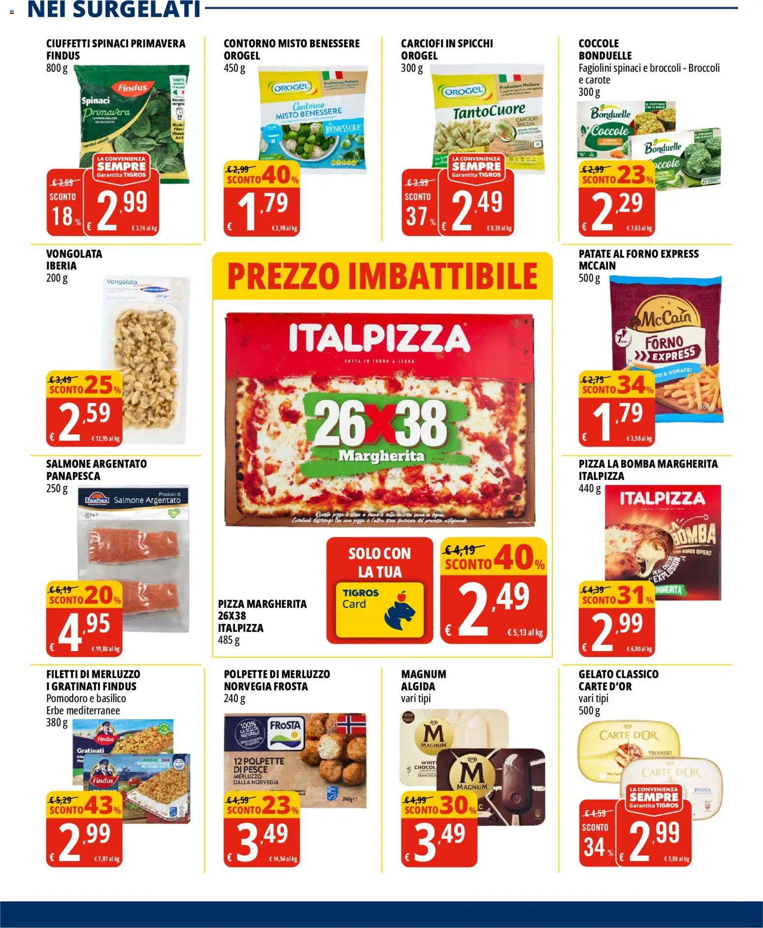 Volantino Tigros del 19.05.2026 | Pagina: 11 | Prodotti: Basilico, Forno, Fagiolini, Polpette