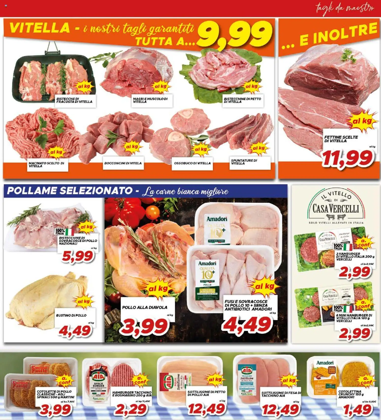 Volantino Ma Supermercati del 20.05.2026 | Pagina: 11 | Prodotti: Rosmarino, Tacchino, Vitello, Ossobuco