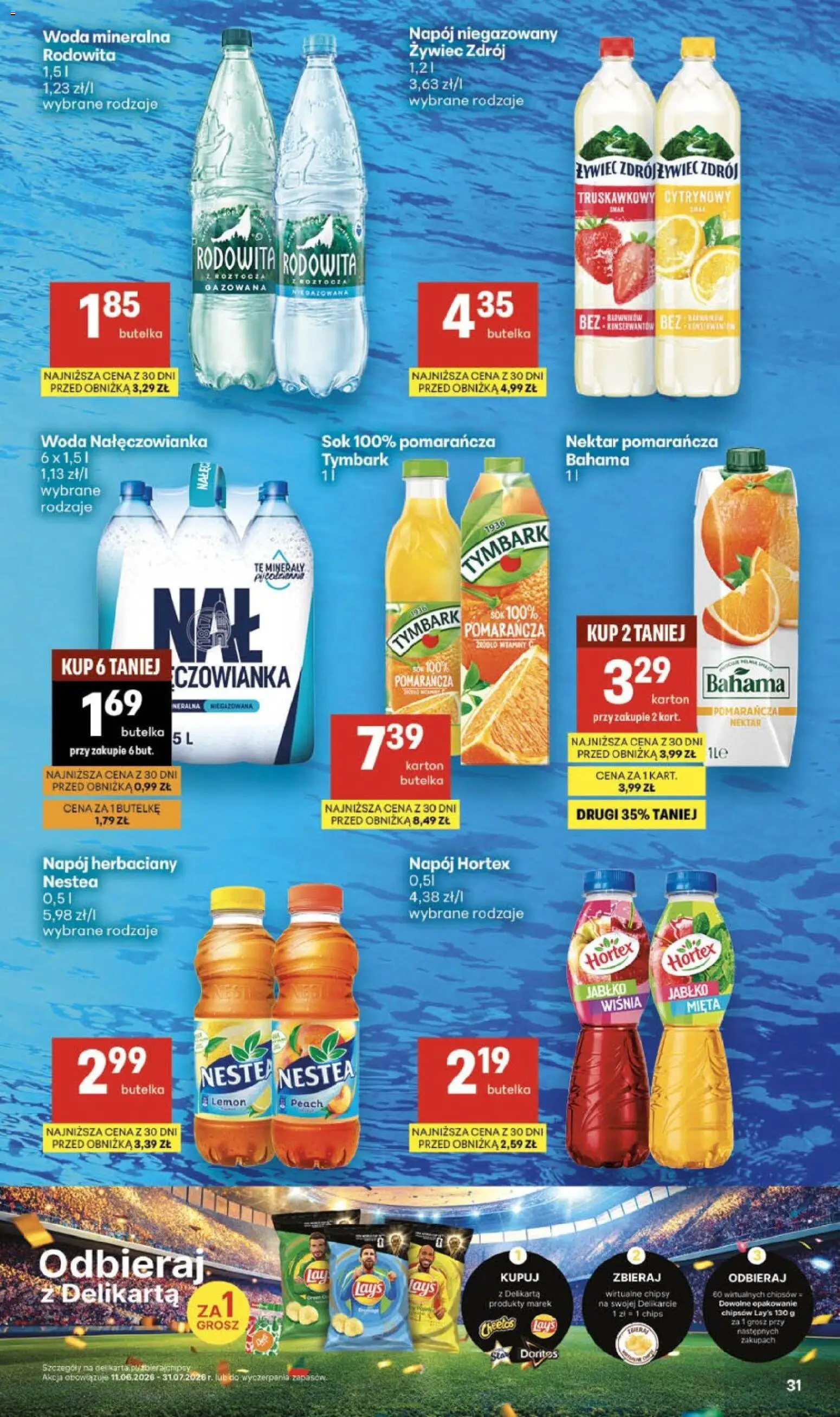Delikatesy Centrum gazetka - Sklepy Własne od 25.06.2026 | Strona: 31 | Produkty: Chipsy, Mięta, Doritos, Lays