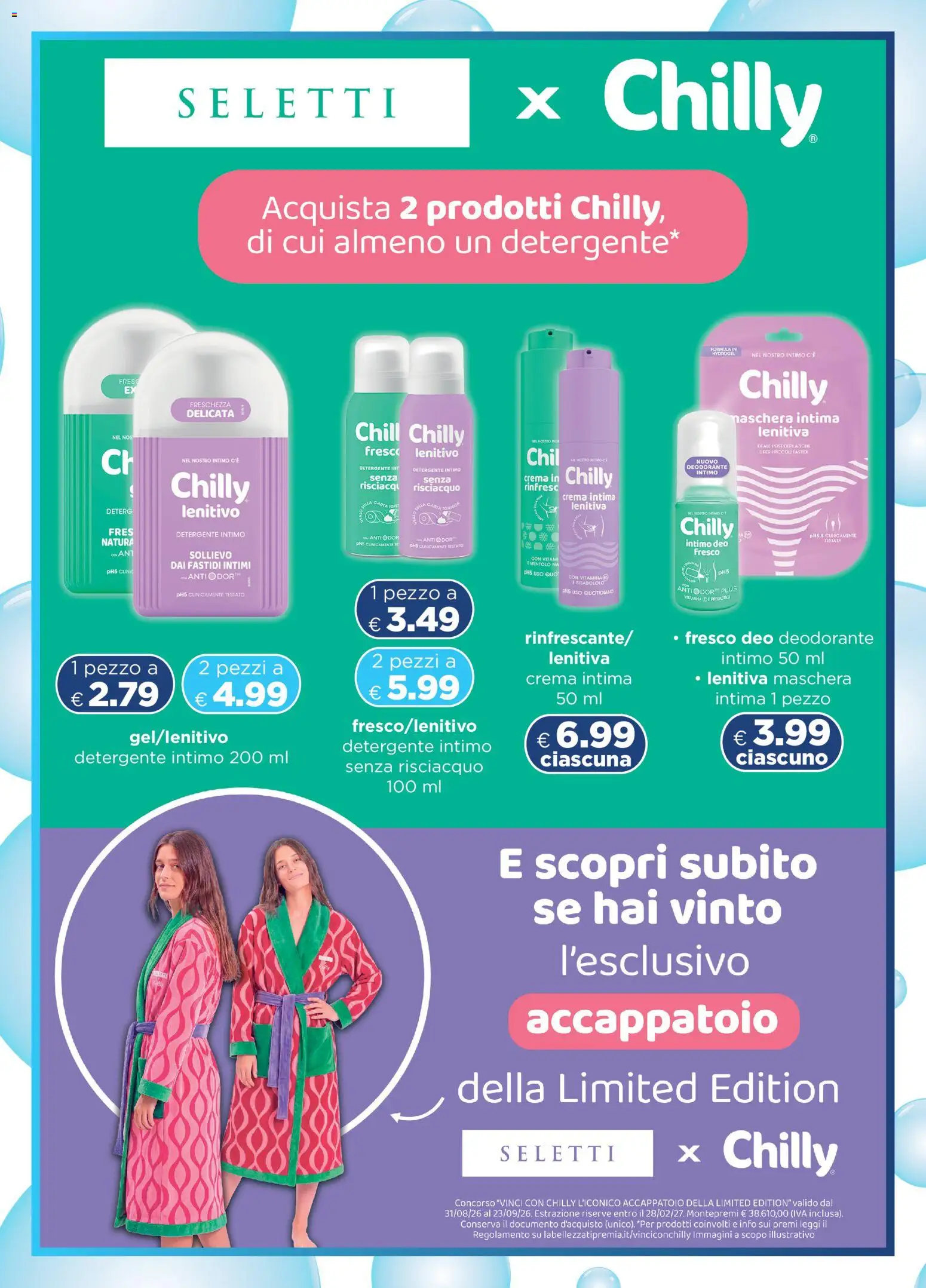Volantino Acqua e Sapone del 30/08/2026 | Pagina: 8 | Prodotti: Deodorante, Detergente, Tè, Intimo