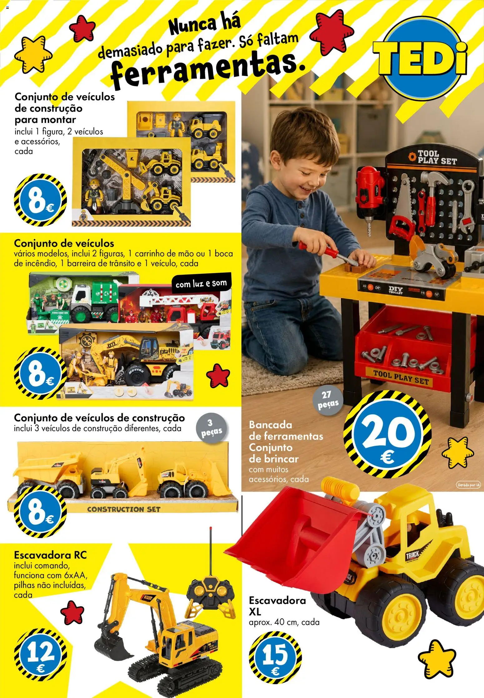 TEDi folheto │ válido de 23/10/2026 | Página: 12 | Produtos: Carrinho de mão, Bancada, Ferramentas, Pilhas