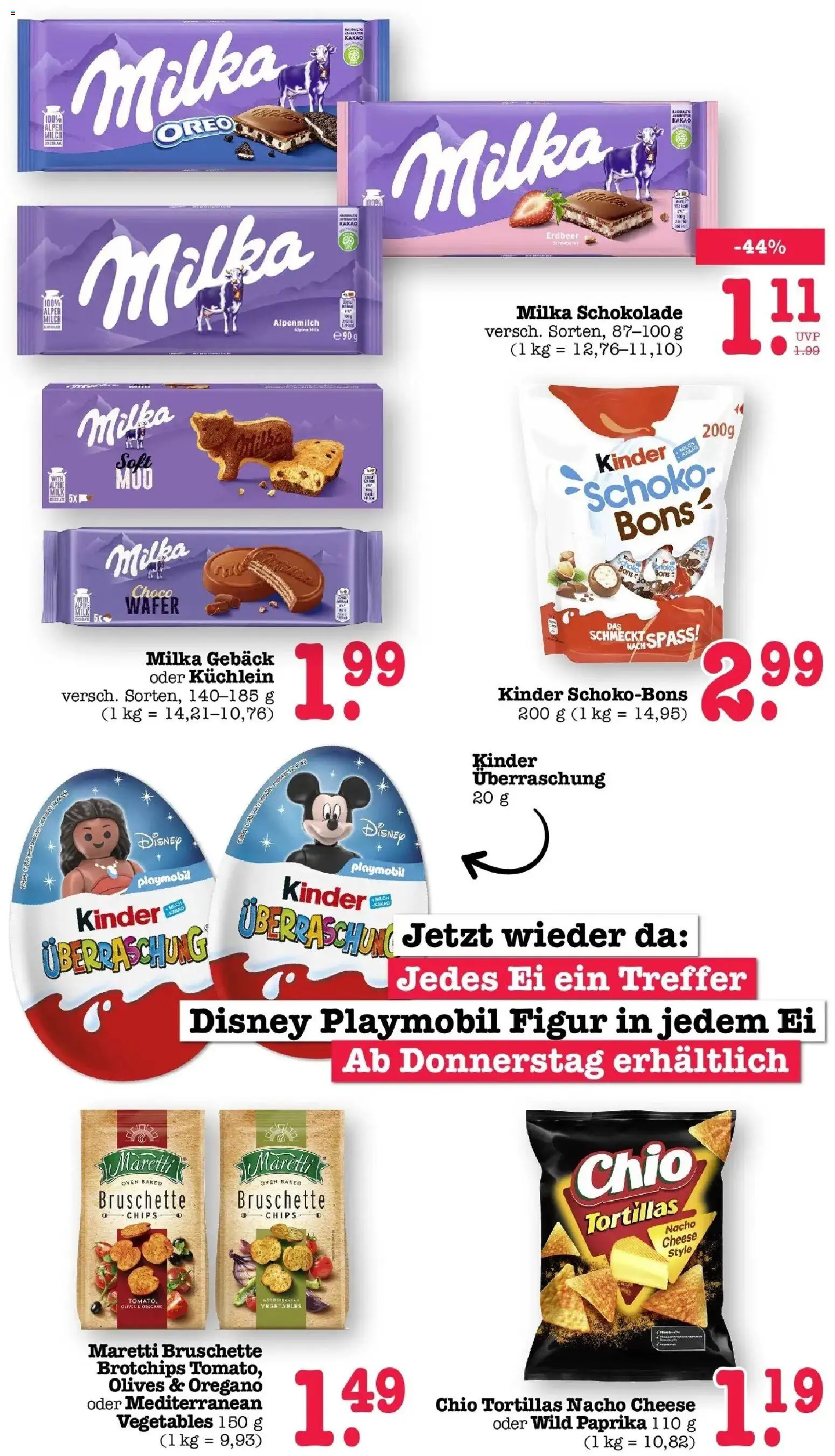 Edeka Prospekt Frankfurt Am Main (ab 31.08.2026) » Angebote Online | Seite: 41 | Produkte: Tortillas, Milch, Milka schokolade, Chips