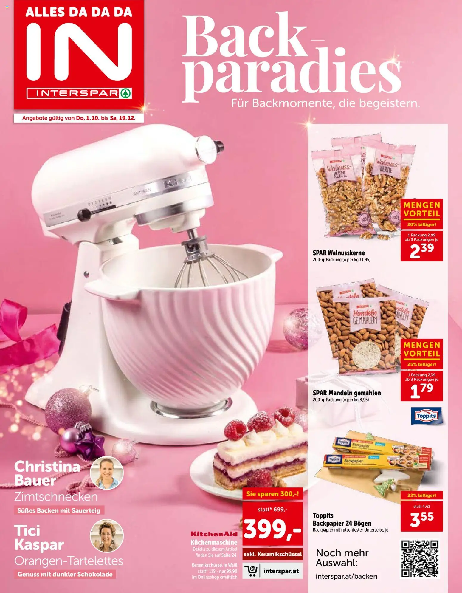 Interspar Sonderfolder Backen gültig ab 01.10.2026 | Seite: 1 | Produkte: Schokolade