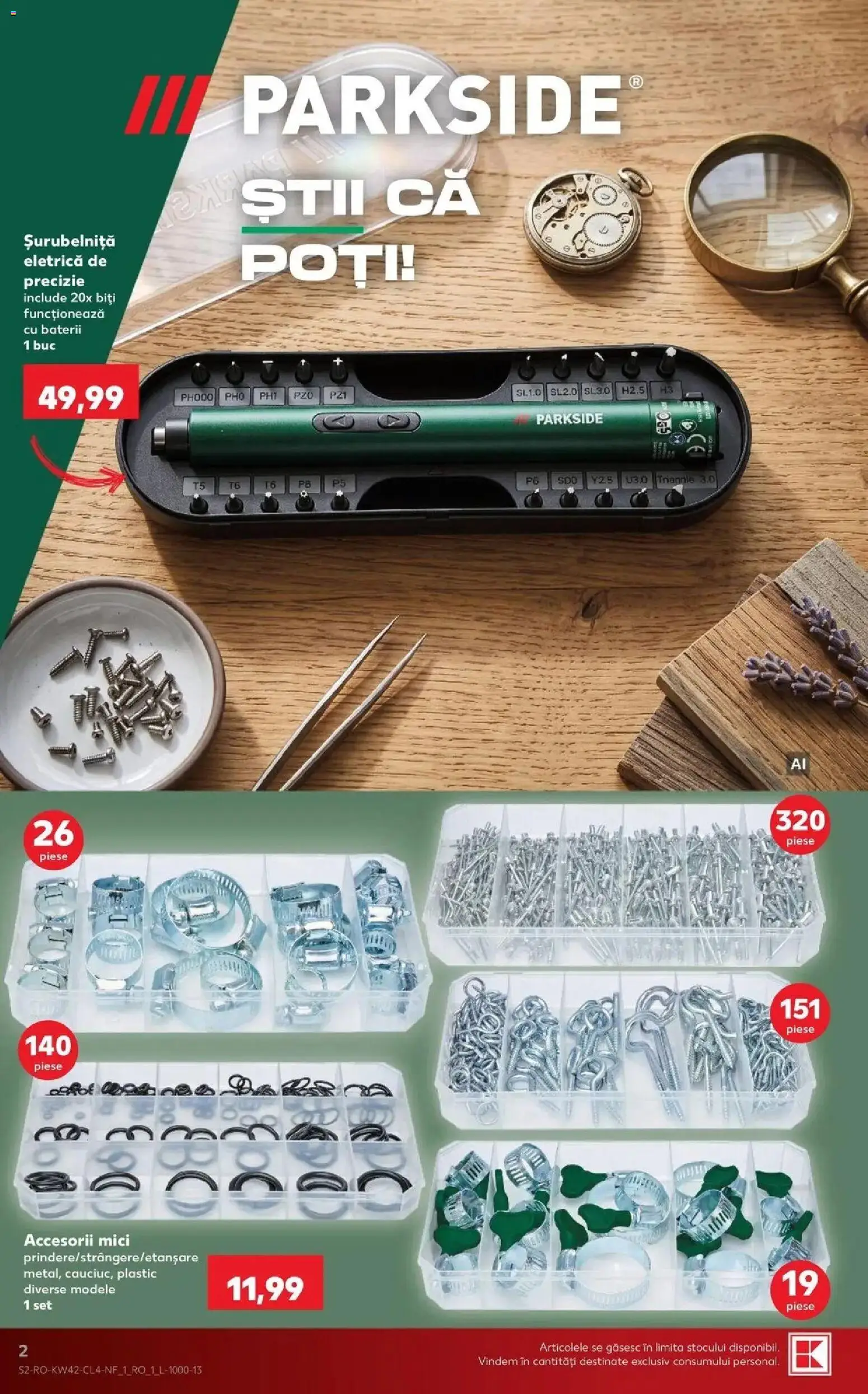Kaufland Iași 14.10.2026 - Revista si Oferta | Pagină: 2 | Produse: Parkside, Mici, Baterii