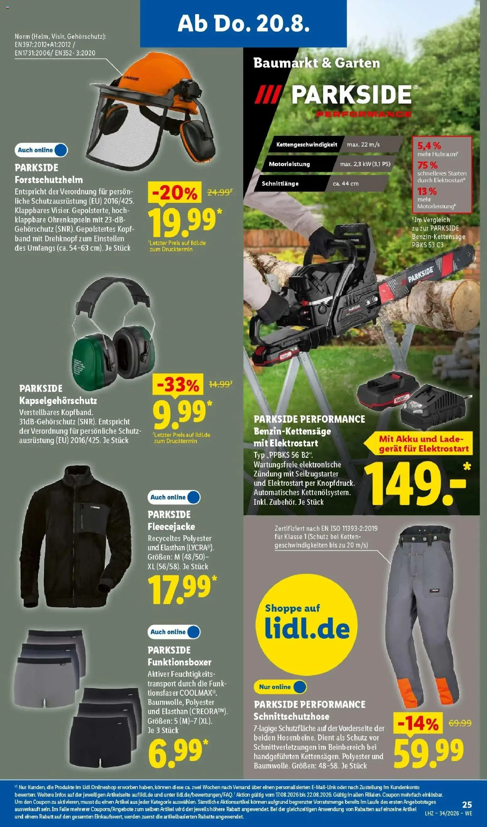 Lidl Prospekt Einbeck (ab 17.08.2026) zum Blättern » Angebote | Seite: 45 | Produkte: Boxer