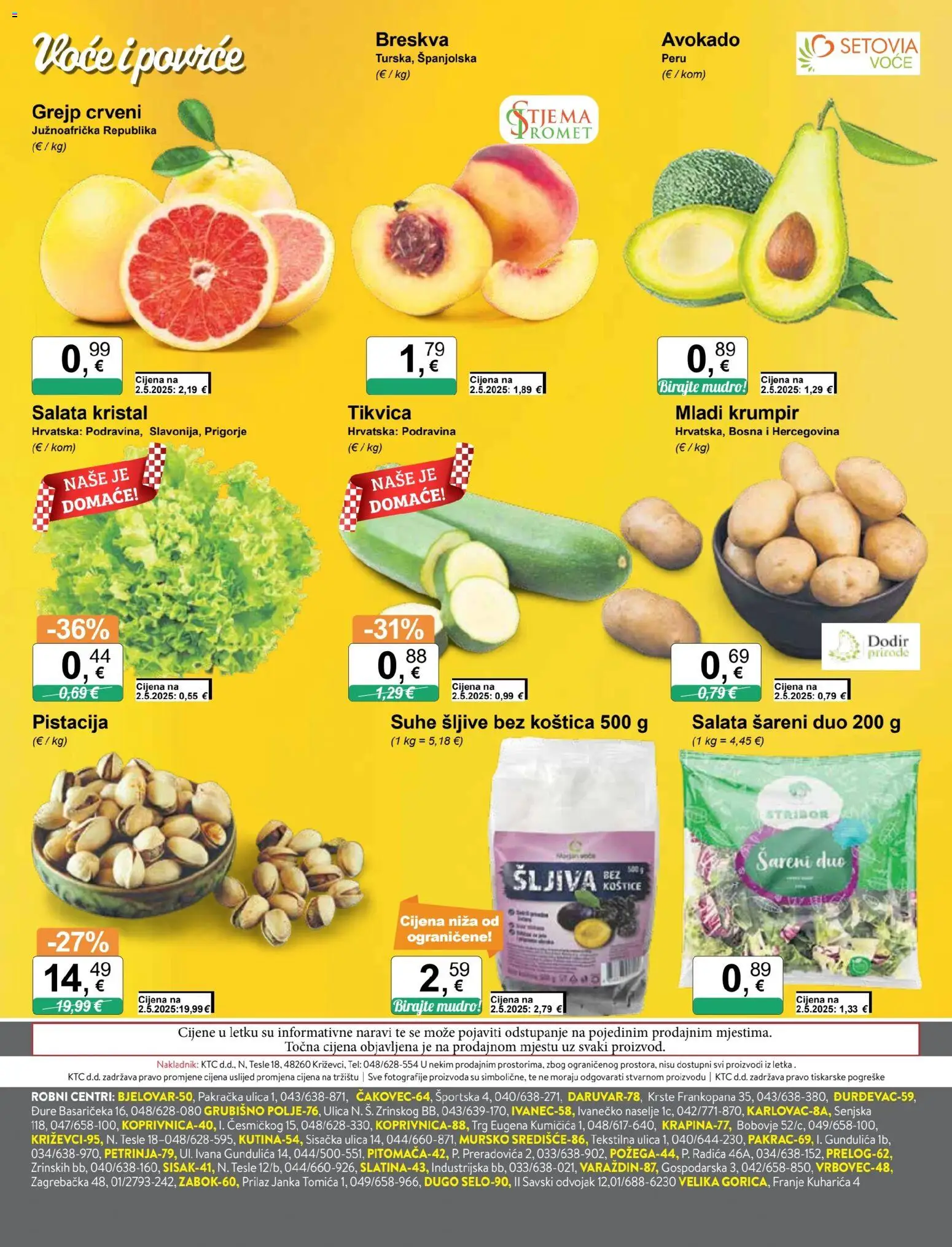 KTC katalog | vrijedi od 10.06.2026 | Stranica: 12 | Proizvodi: Šljive, Šljiva, Salata, Breskva