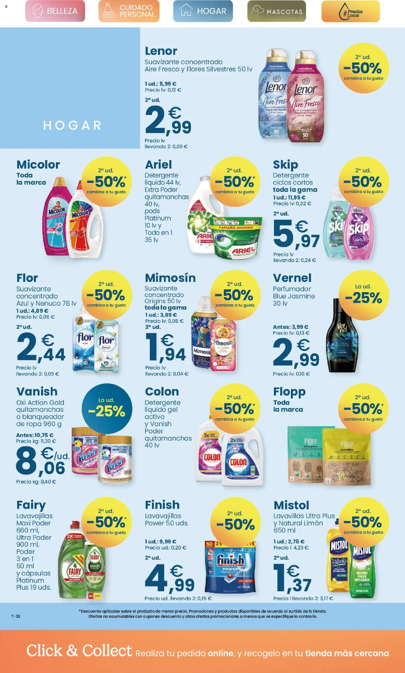 Clarel - folleto │ válido desde el 01/07/2026 | Página: 10 | Productos: Detergente, Ropa, Suavizante, Lavavajillas