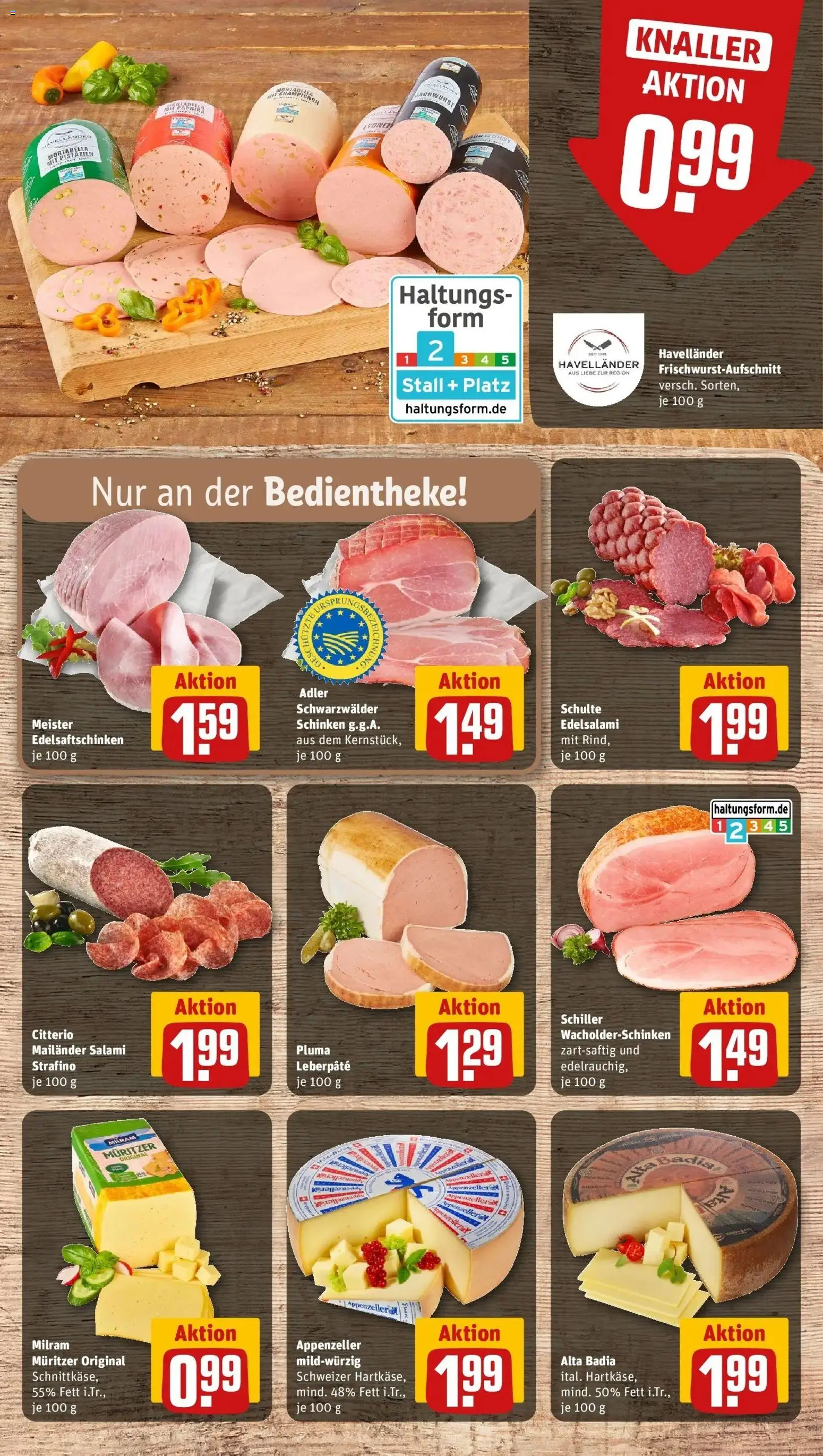 Rewe Prospekt Leipzig / Plagwitz	 – gültig ab 12.04.2026 | Seite: 7 | Produkte: Pistazien, Milram, Salami, Schinken