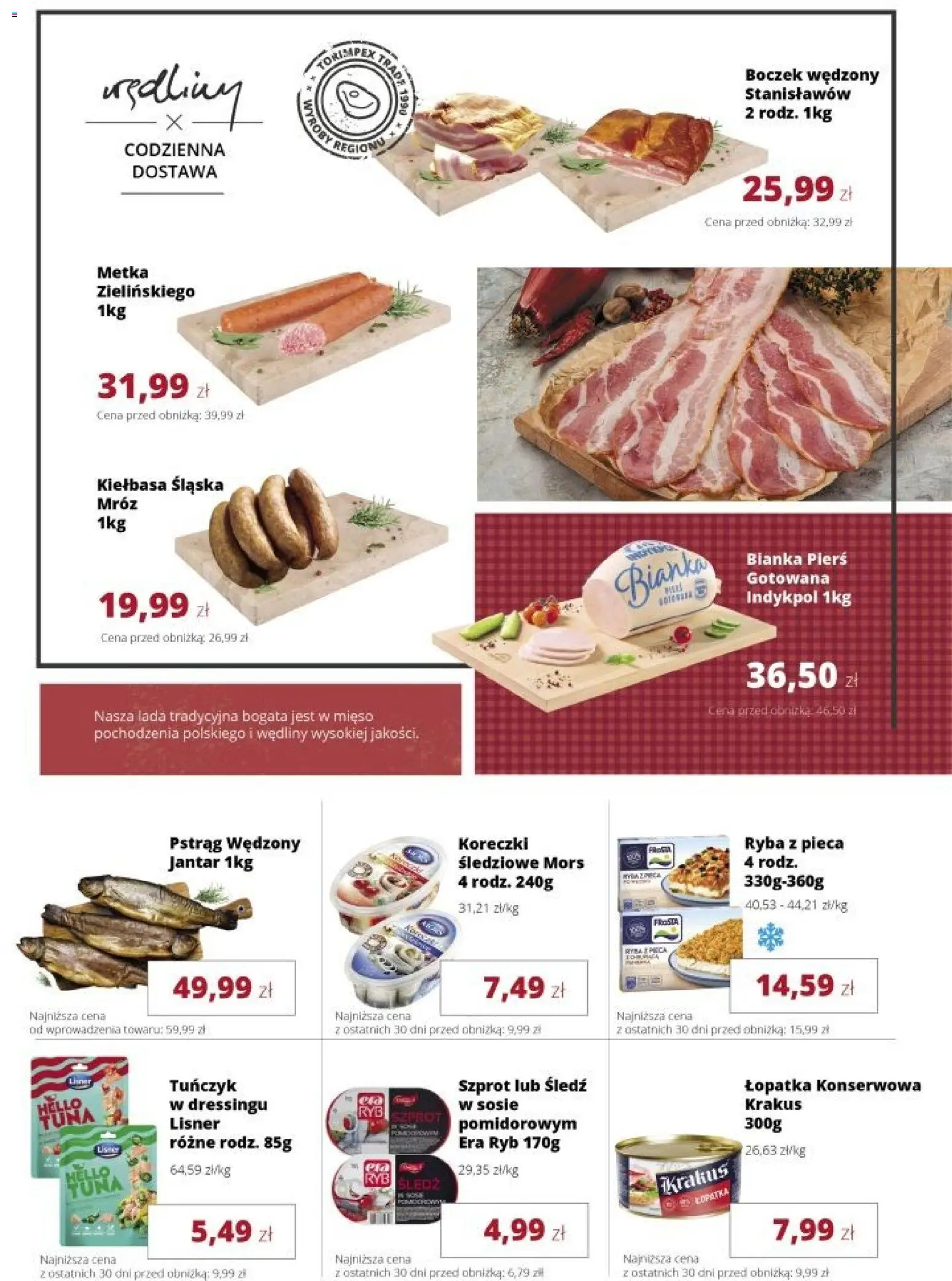 Torimpex gazetka od 07.09.2026 | Strona: 5 | Produkty: Kiełbasa, Frosta, Kiełbasa śląska, Wędliny